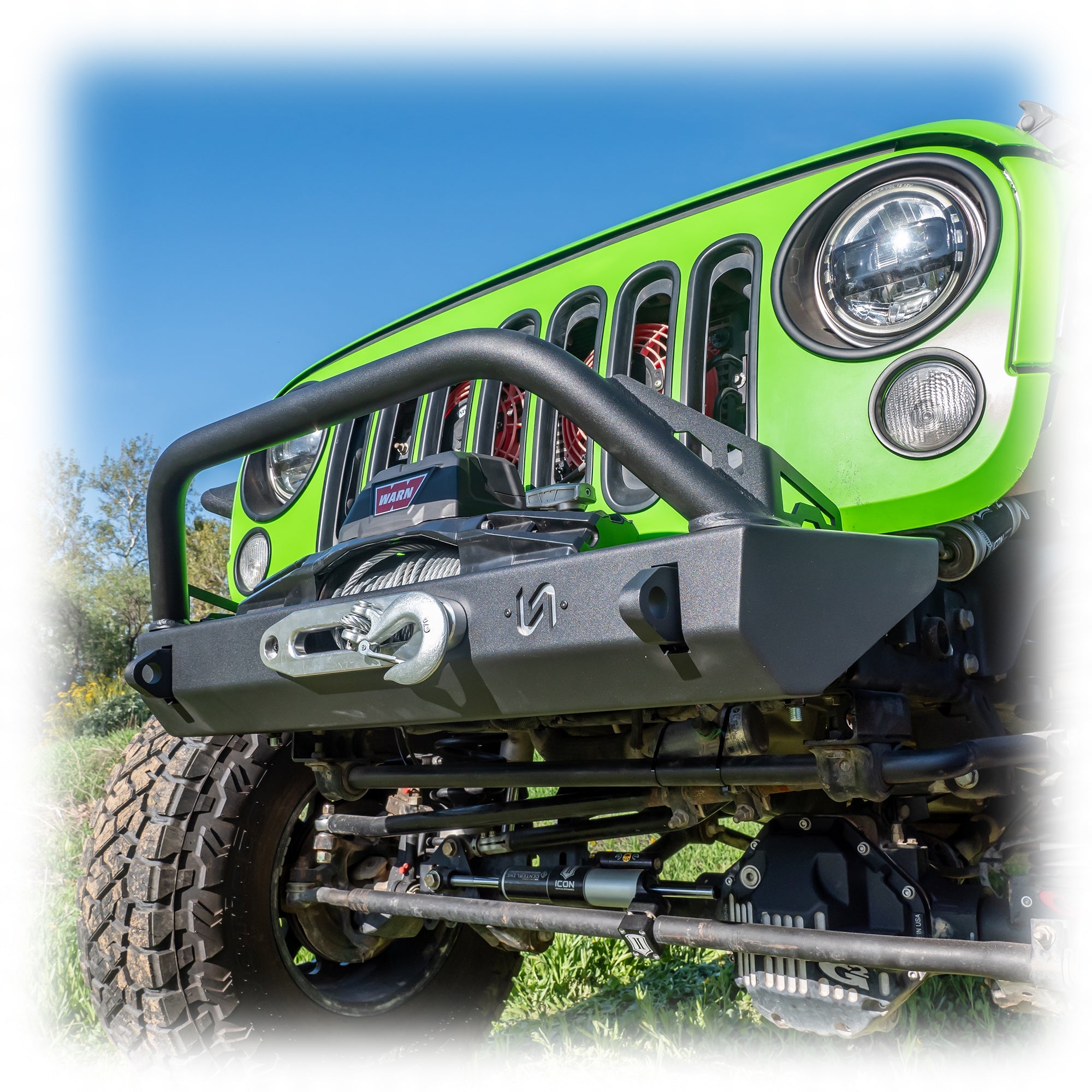 Jeep Wrangler JK/JL/JT Stubby Front Bumper | High-Clearance, Winch-Ready | 2007-2026