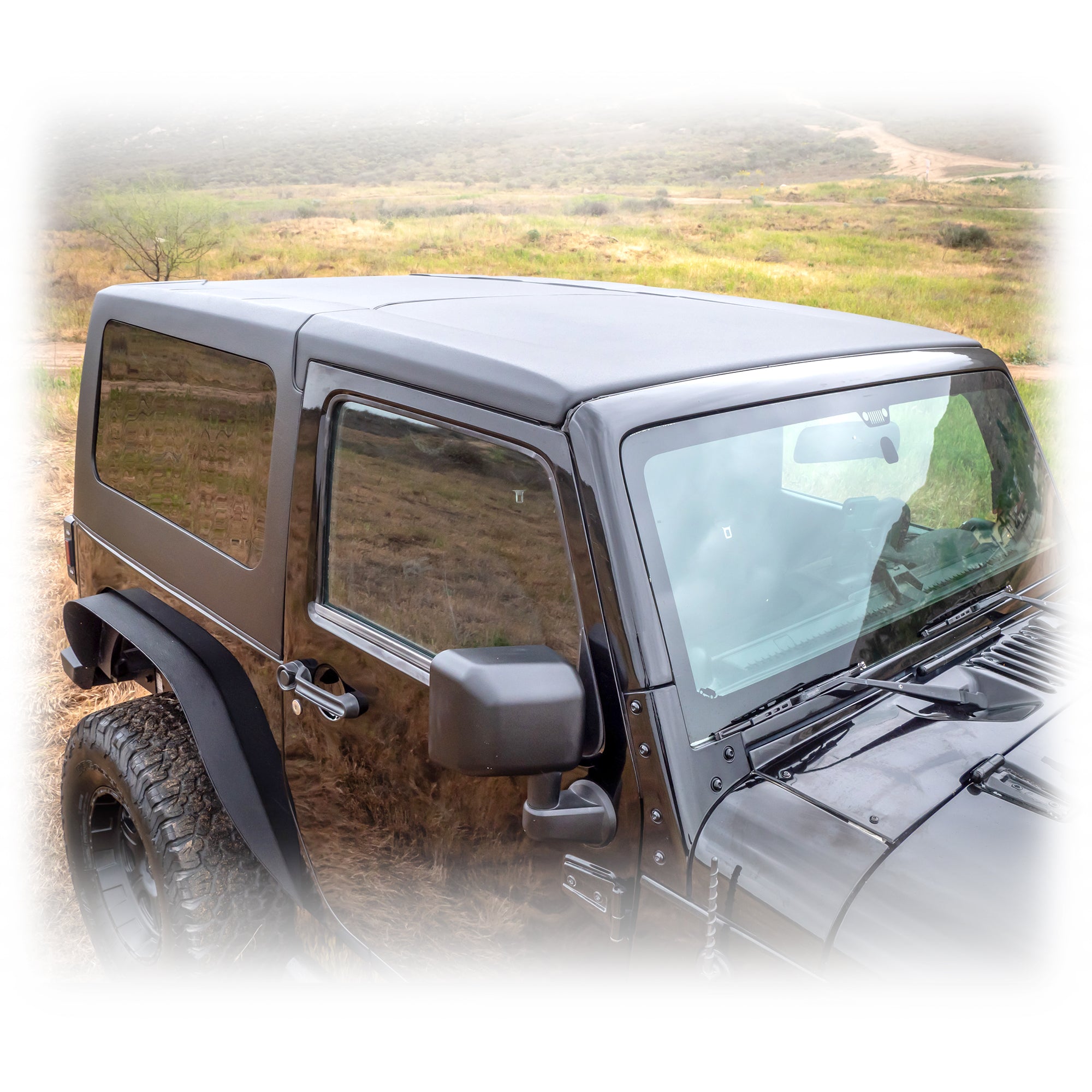 Jeep JK 2‑Door Squareback 2‑Piece Hard Top | 2007–2018