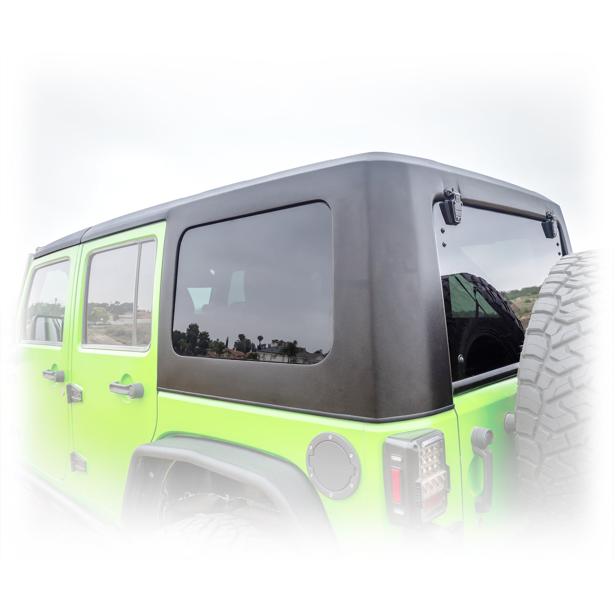 Jeep Wrangler JK 4‑Door Squareback 2‑Piece Hard Top | 2007–2018