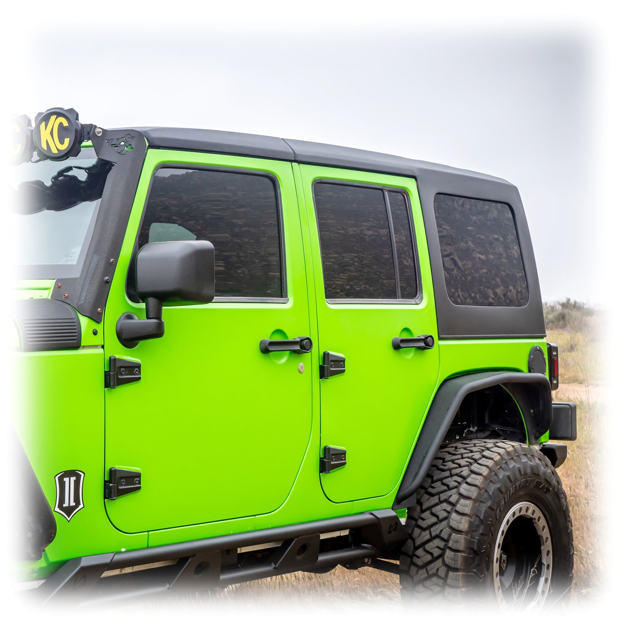 Jeep Wrangler JK 4‑Door Squareback 2‑Piece Hard Top | 2007–2018