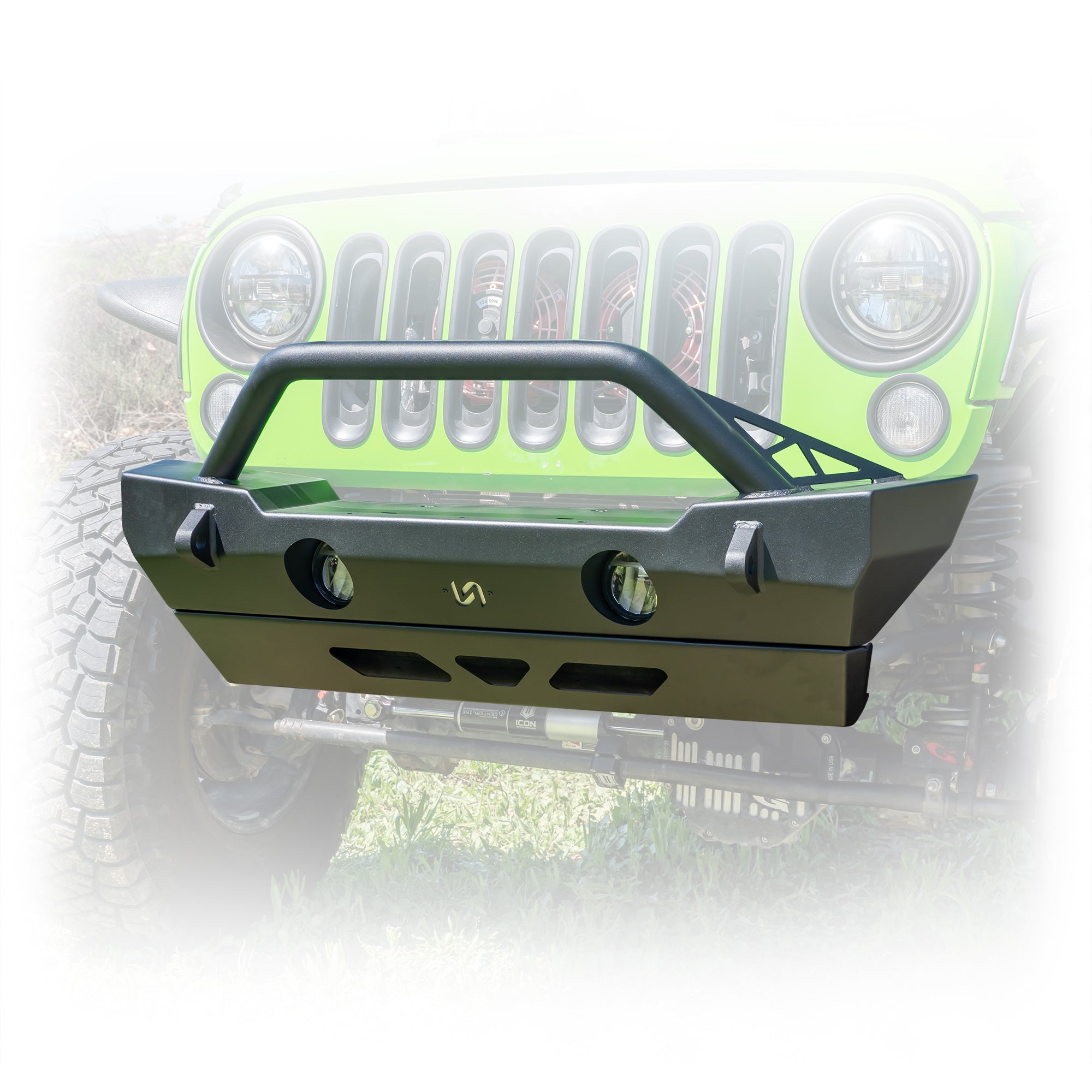 Jeep Wrangler JK/JL/JT Front Bumper with Skid Plate | 2007-2026
