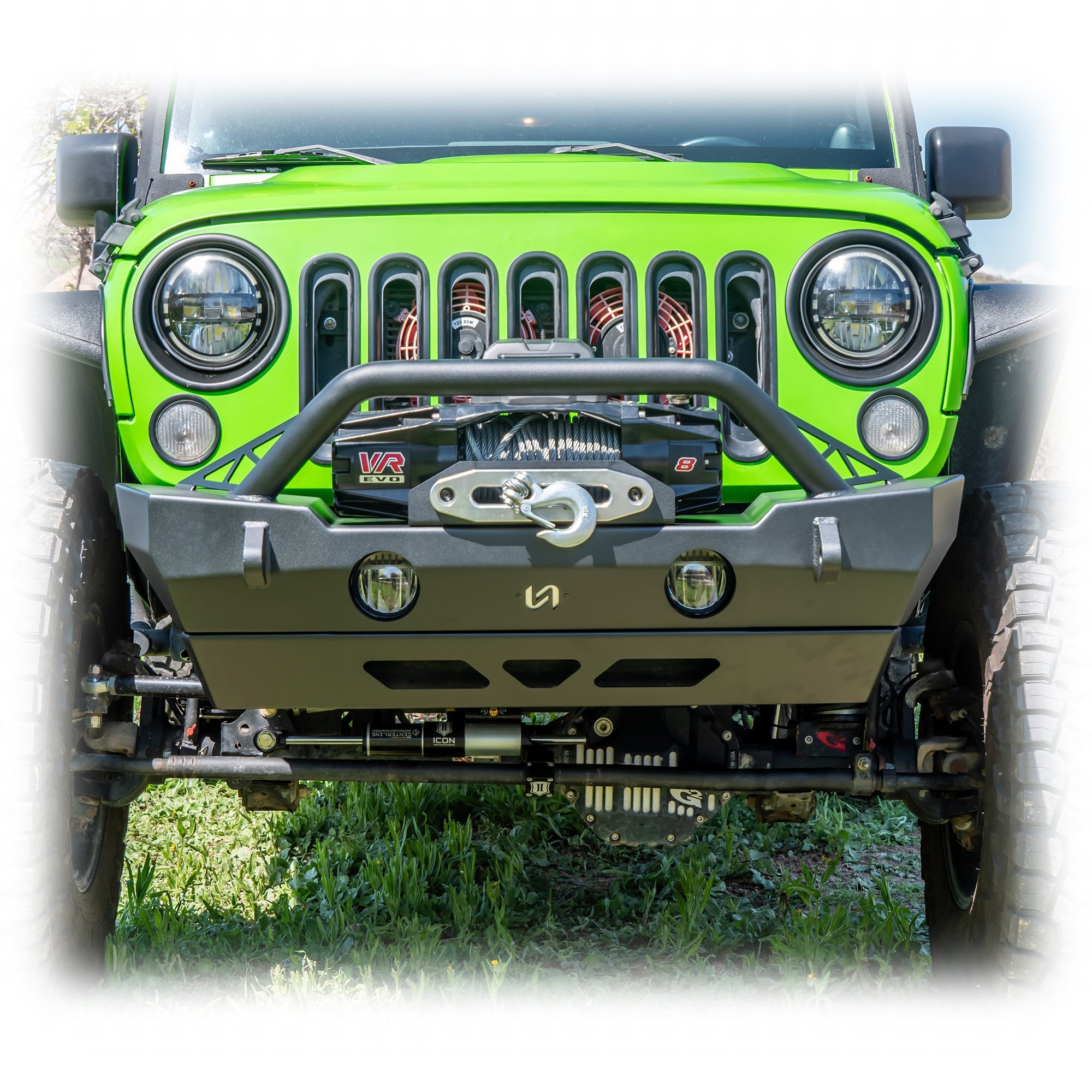 Jeep Wrangler JK/JL/JT Front Bumper with Skid Plate | 2007-2026