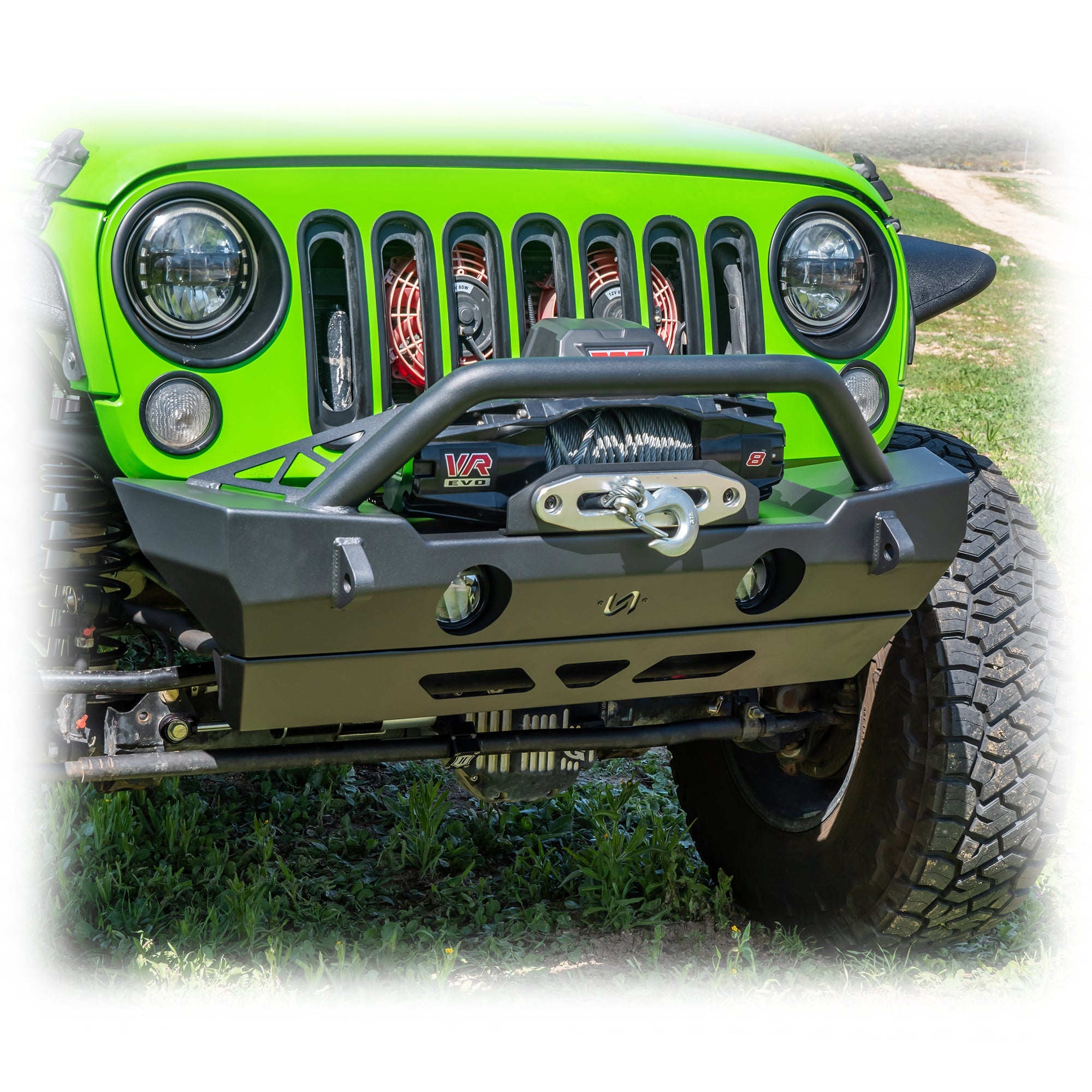 Jeep Wrangler JK/JL/JT Front Bumper with Skid Plate | 2007-2026