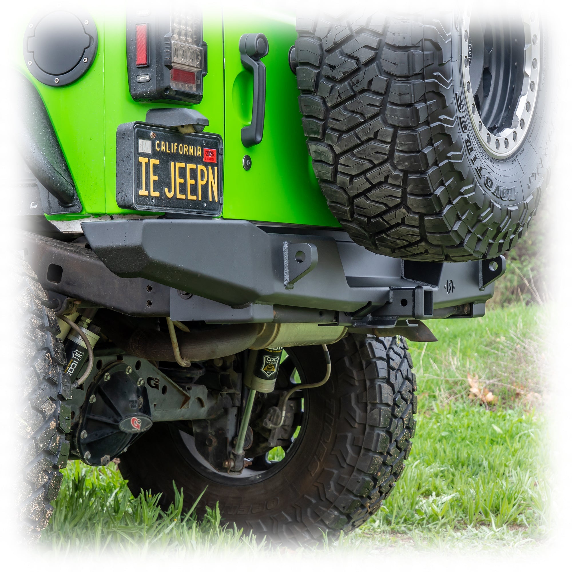Jeep Wrangler JK Rear Bumper with Hitch Receiver | 2007–2018