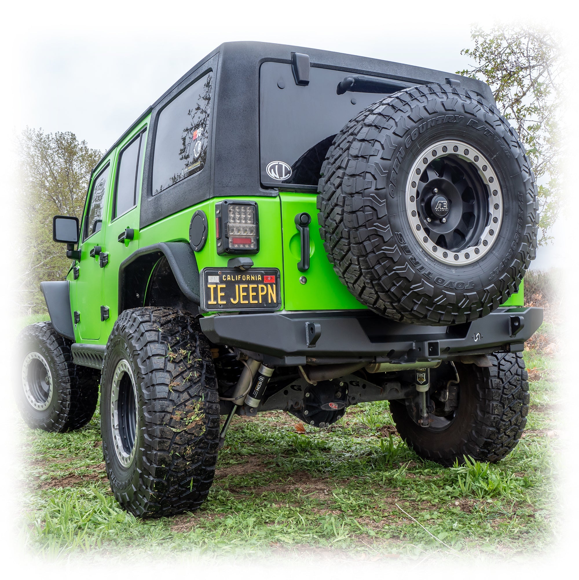 Jeep Wrangler JK Rear Bumper with Hitch Receiver | 2007–2018
