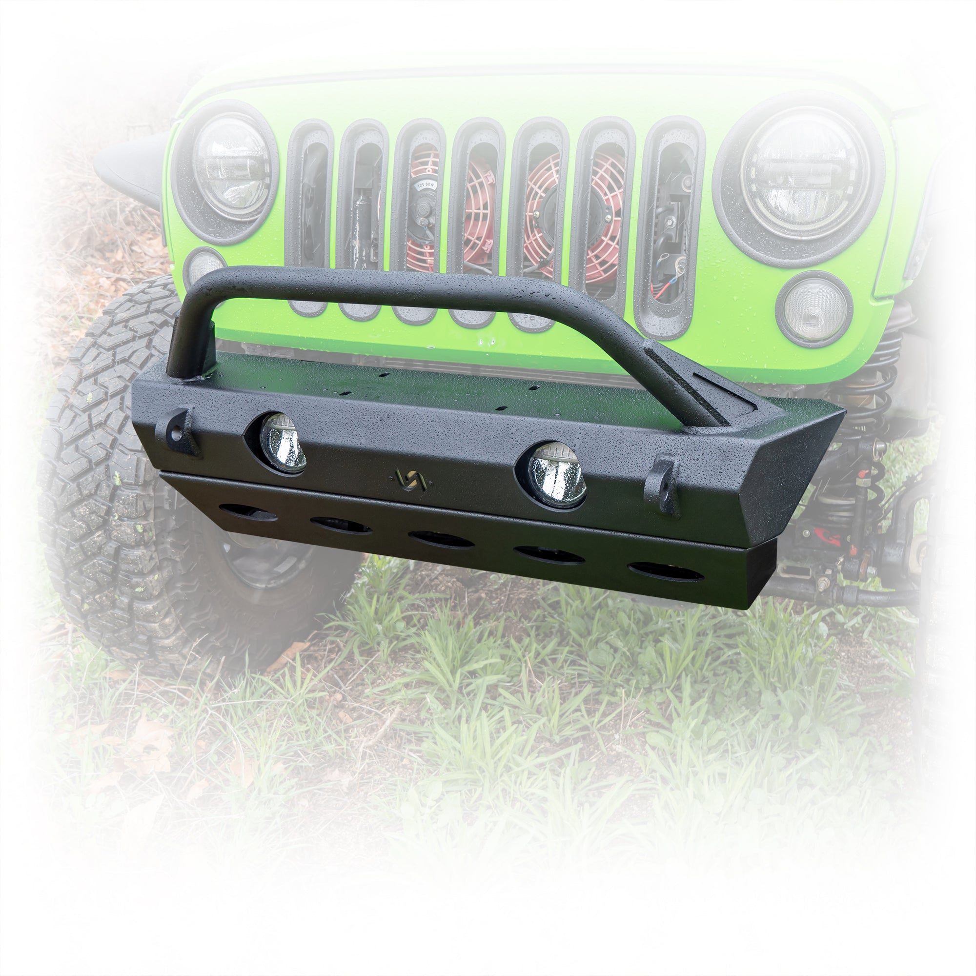 Jeep Wrangler JK/JL/JT Front Bumper with Full Skid Plate | 2007–2026
