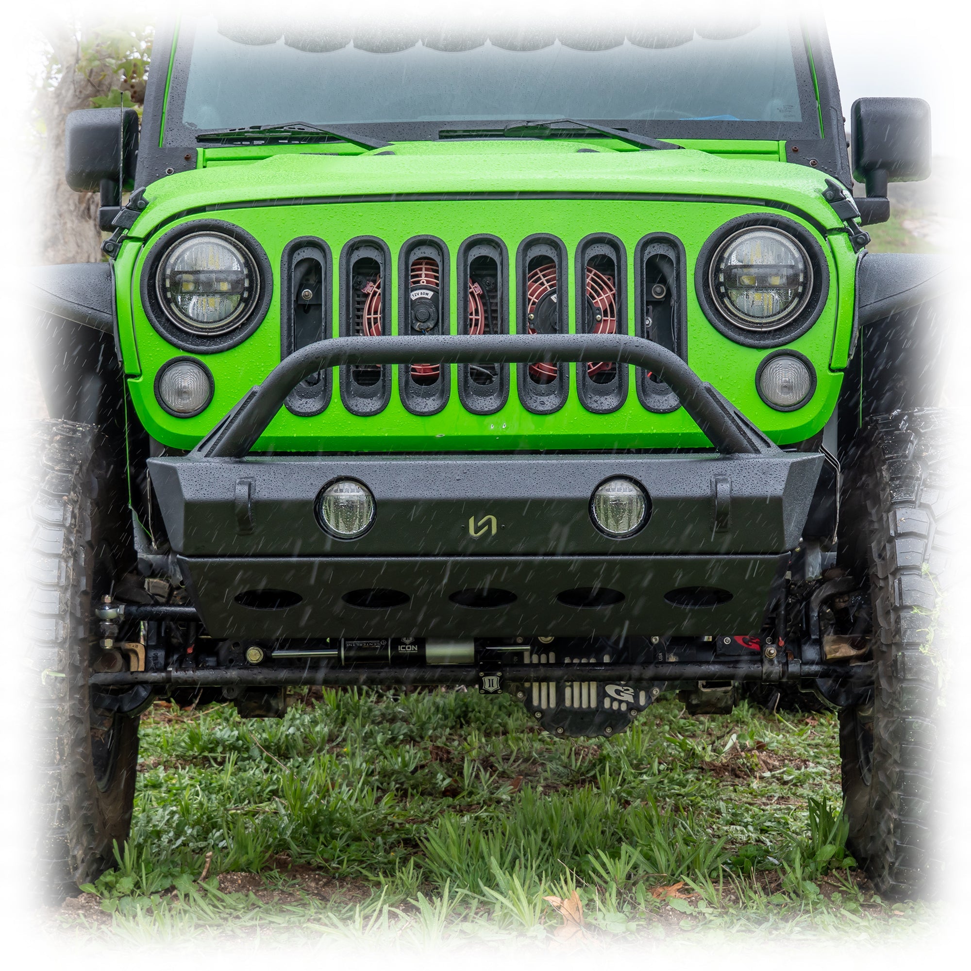 Jeep Wrangler JK/JL/JT Front Bumper with Full Skid Plate | 2007–2026