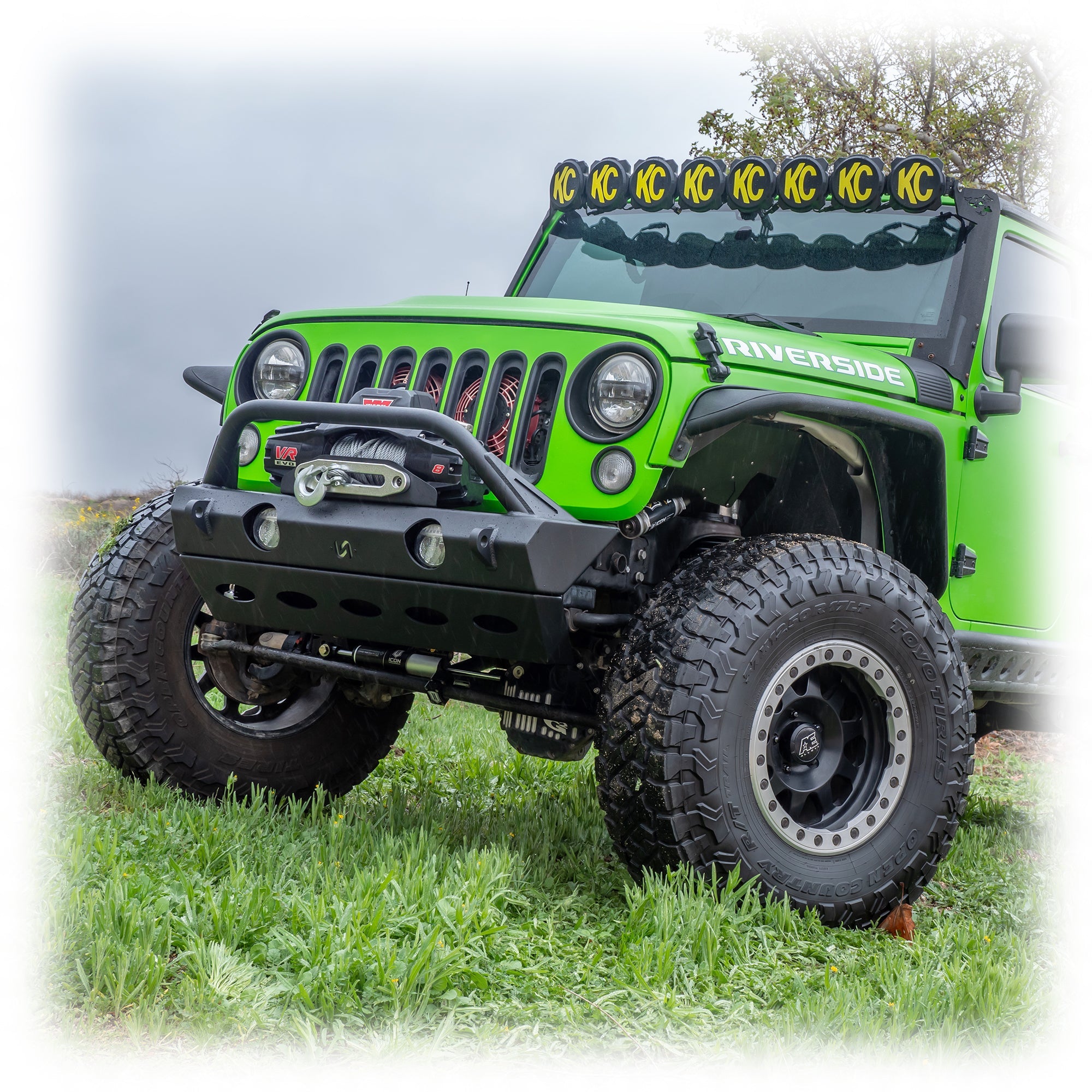 Jeep Wrangler JK/JL/JT Front Bumper with Full Skid Plate | 2007–2026