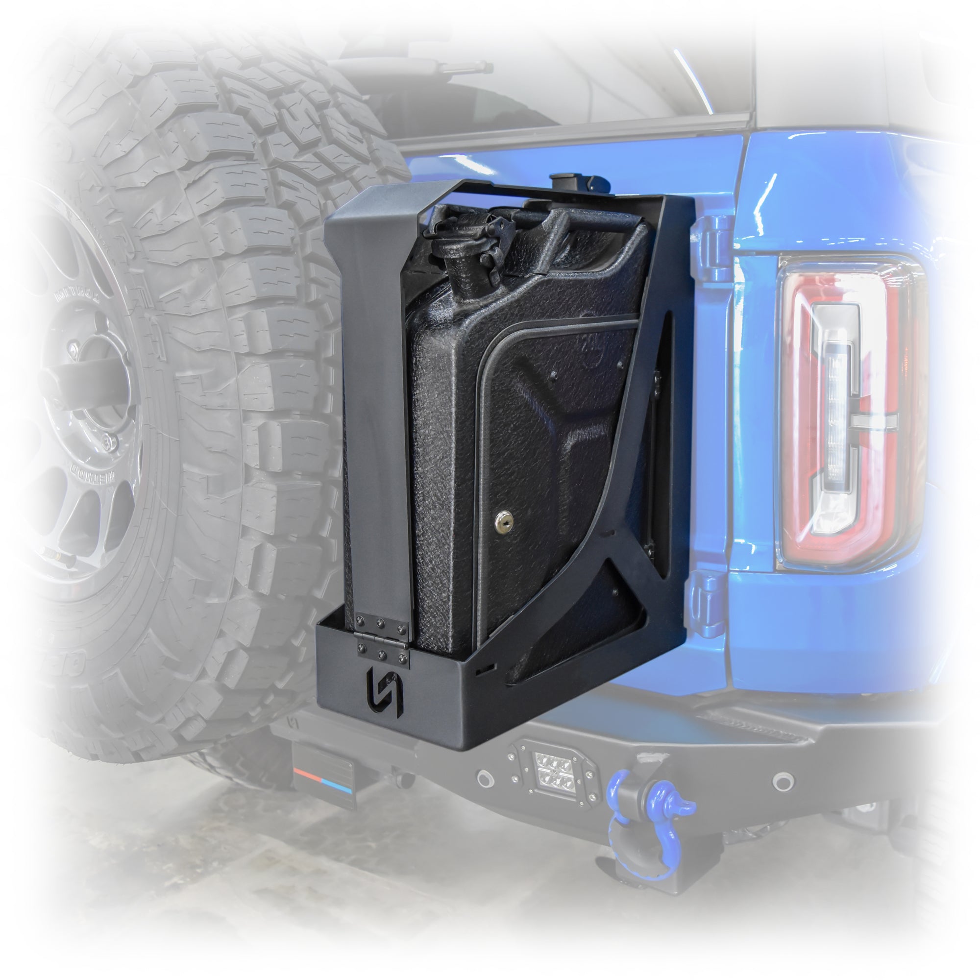 2021+ Ford Bronco Tailgate Jerry Gas Can Mount