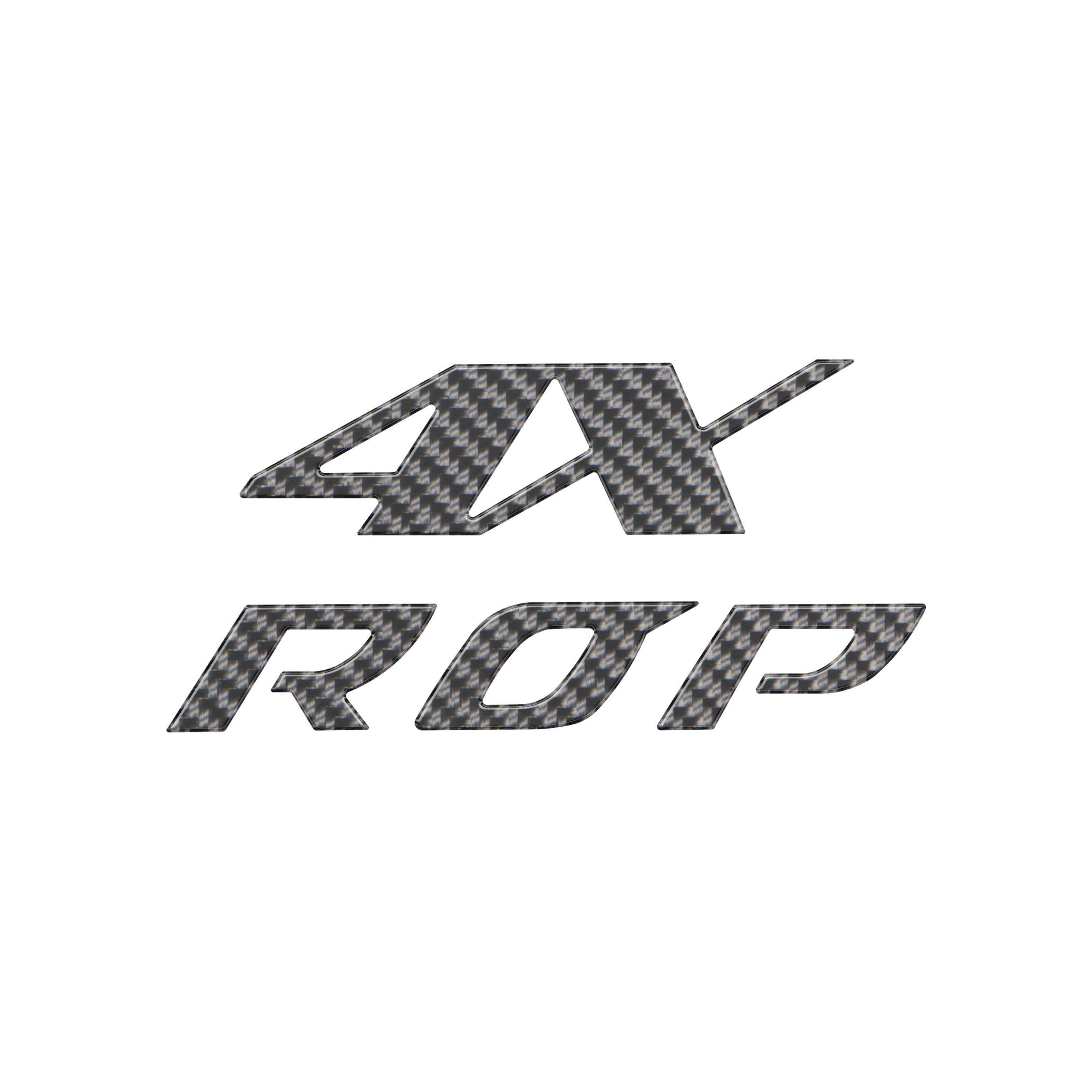 Pro 4x Emblem Letter Overlays Fits 2022-2025 Nissan Titan