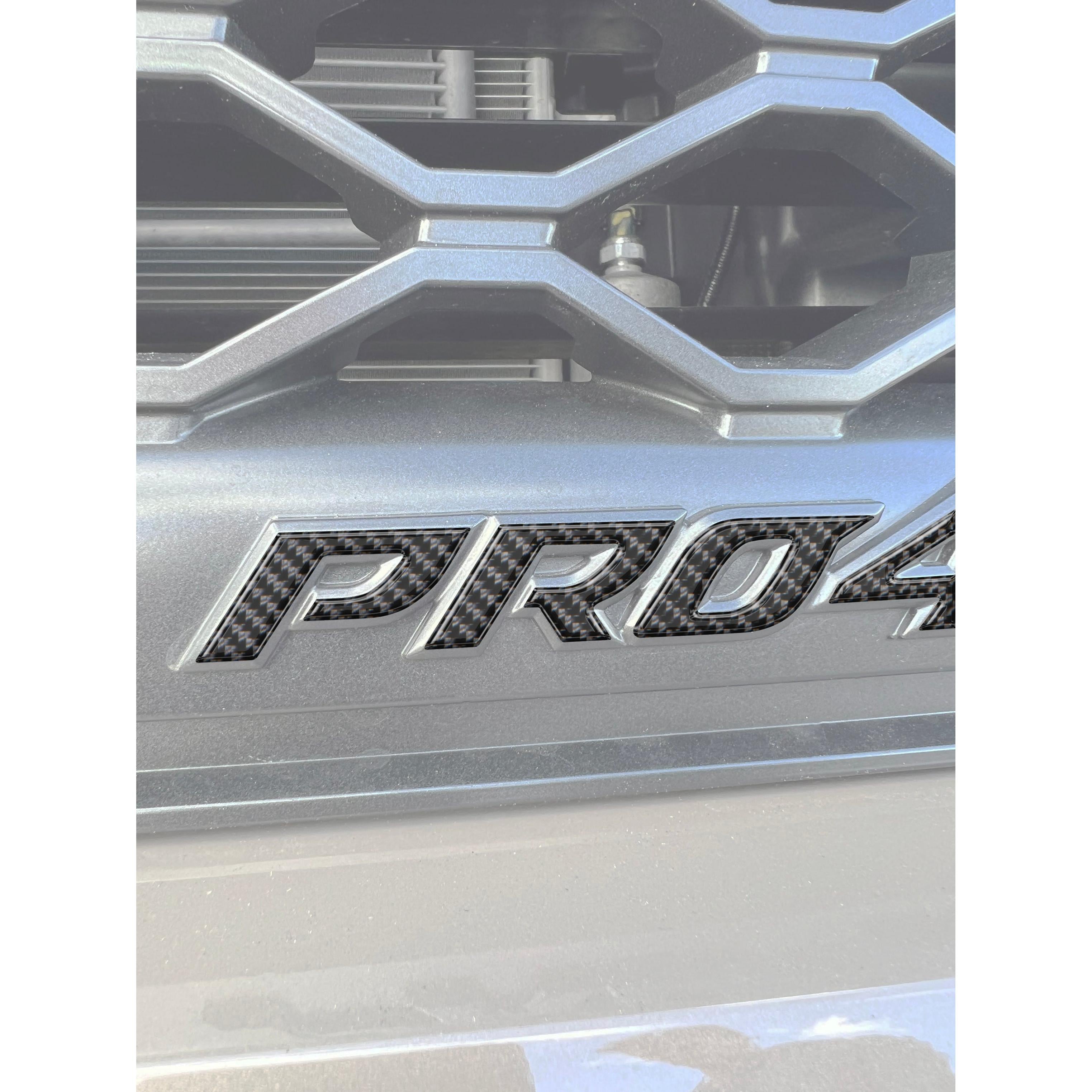 Pro 4x Emblem Letter Overlays Fits 2022-2025 Nissan Titan