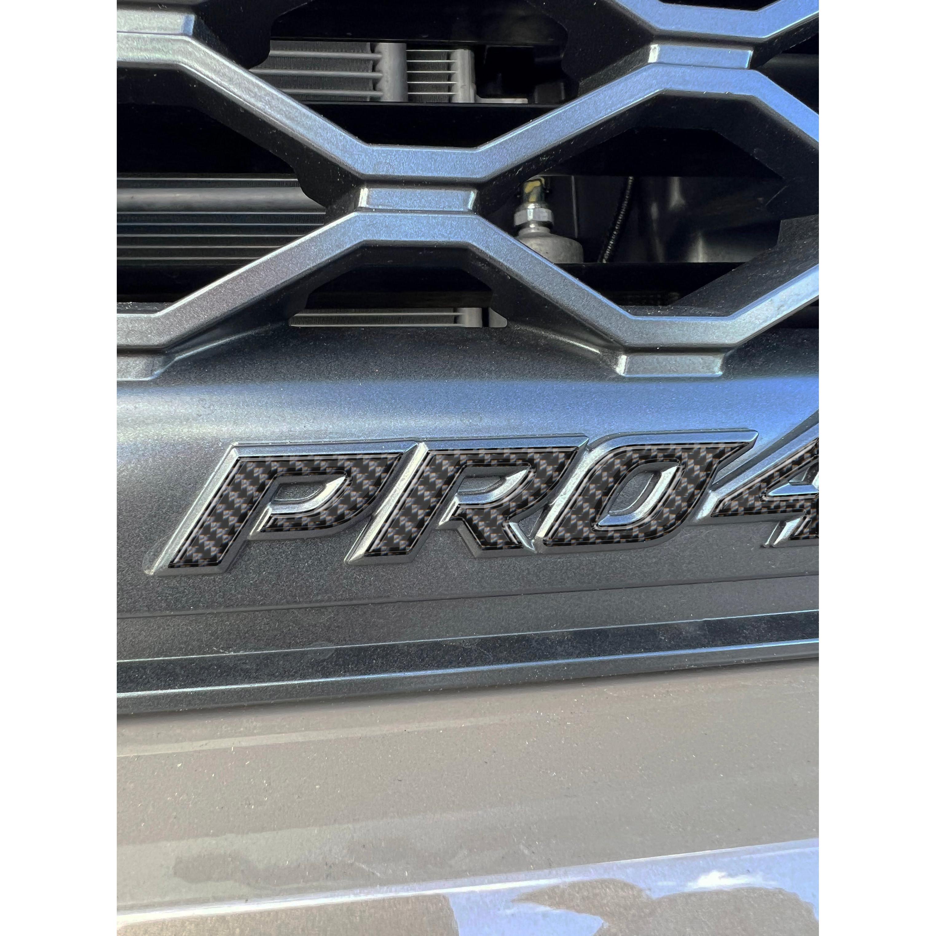 Pro 4x Emblem Letter Overlays Fits 2022-2025 Nissan Titan