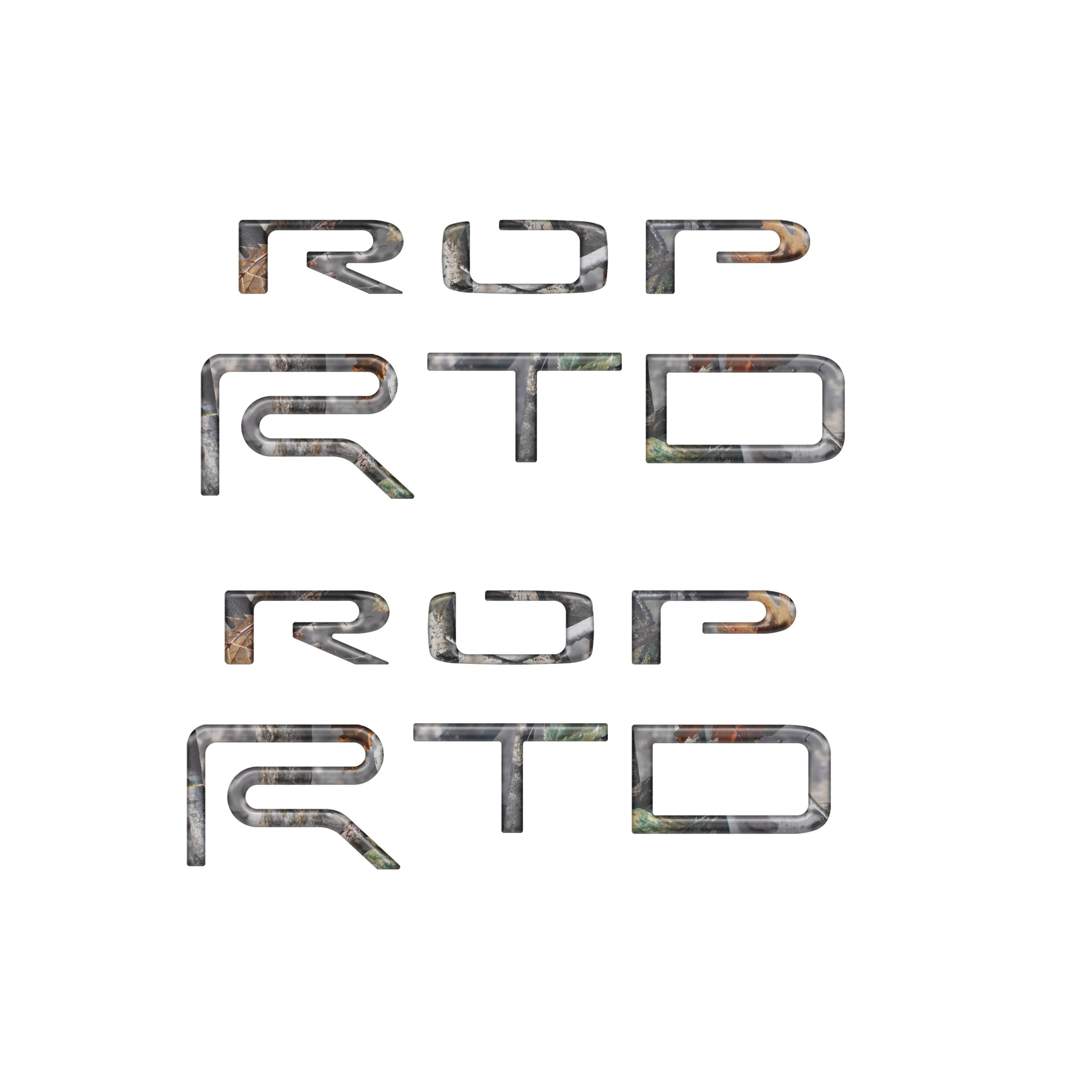 Bed Side Letter Inserts Fits 2015-2021 Toyota Tundra TRD Pro