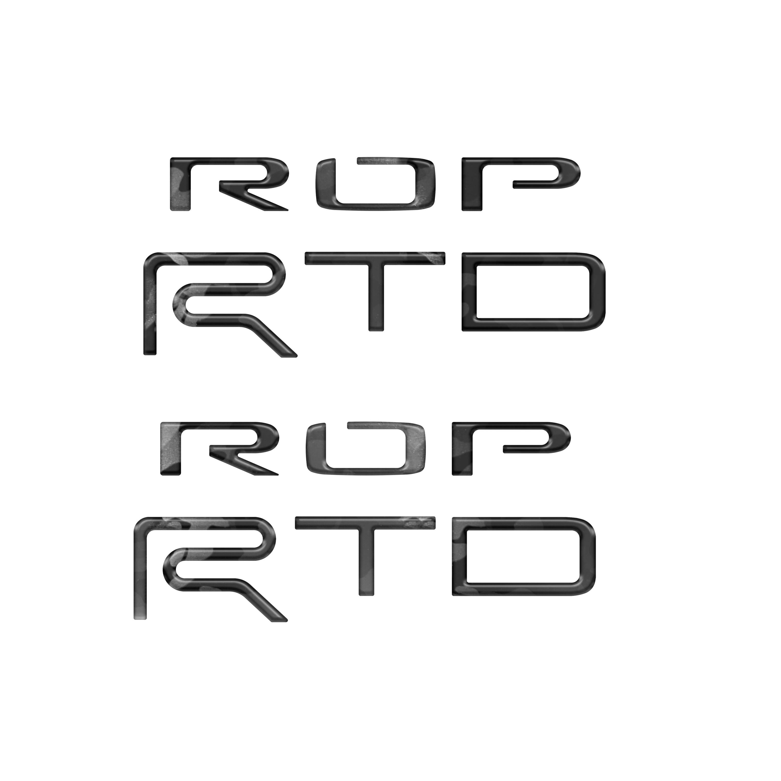Bed Side Letter Inserts Fits 2015-2021 Toyota Tundra TRD Pro