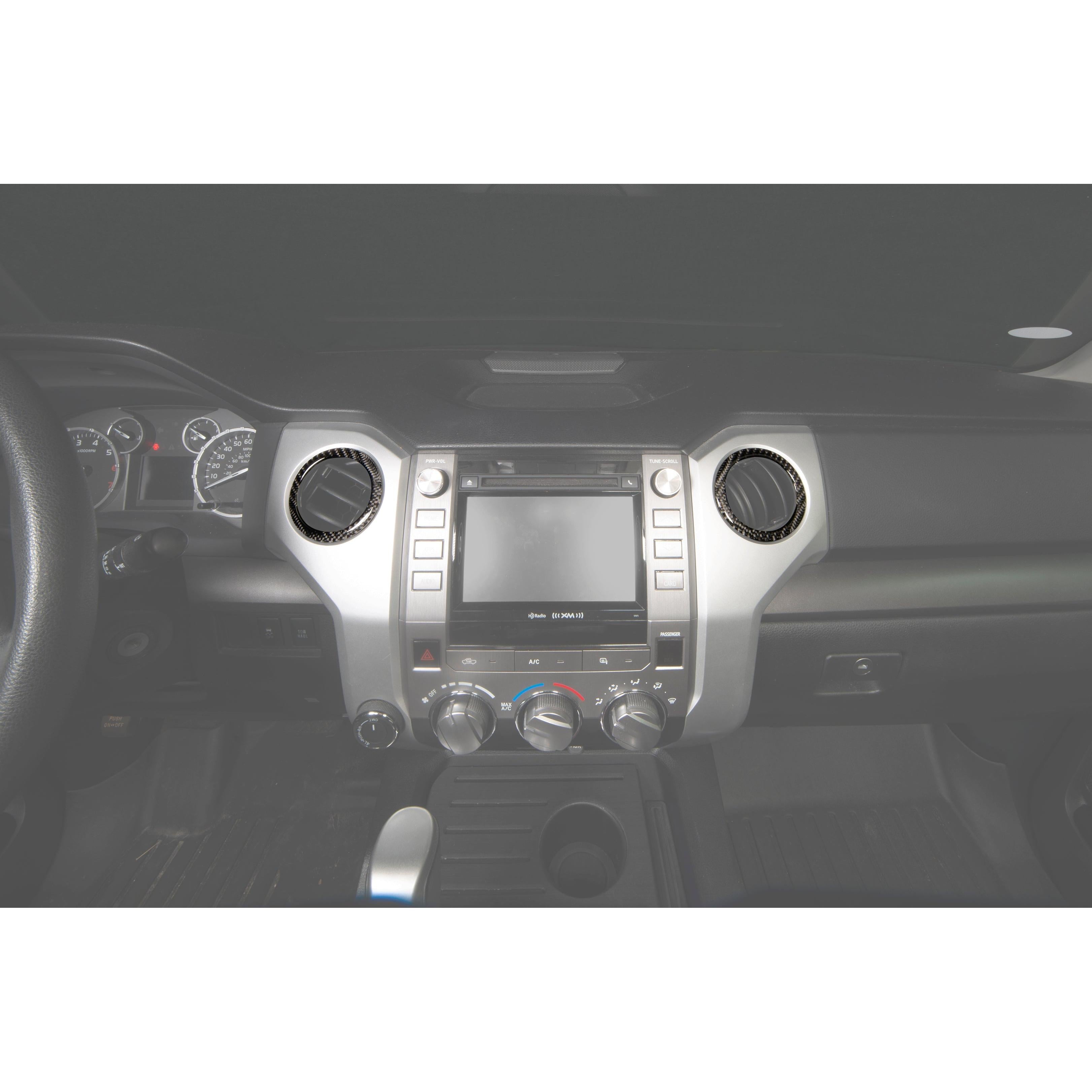 A/C Vent Rings(Covers Chrome) Fits 2014-2021 Toyota Tundra