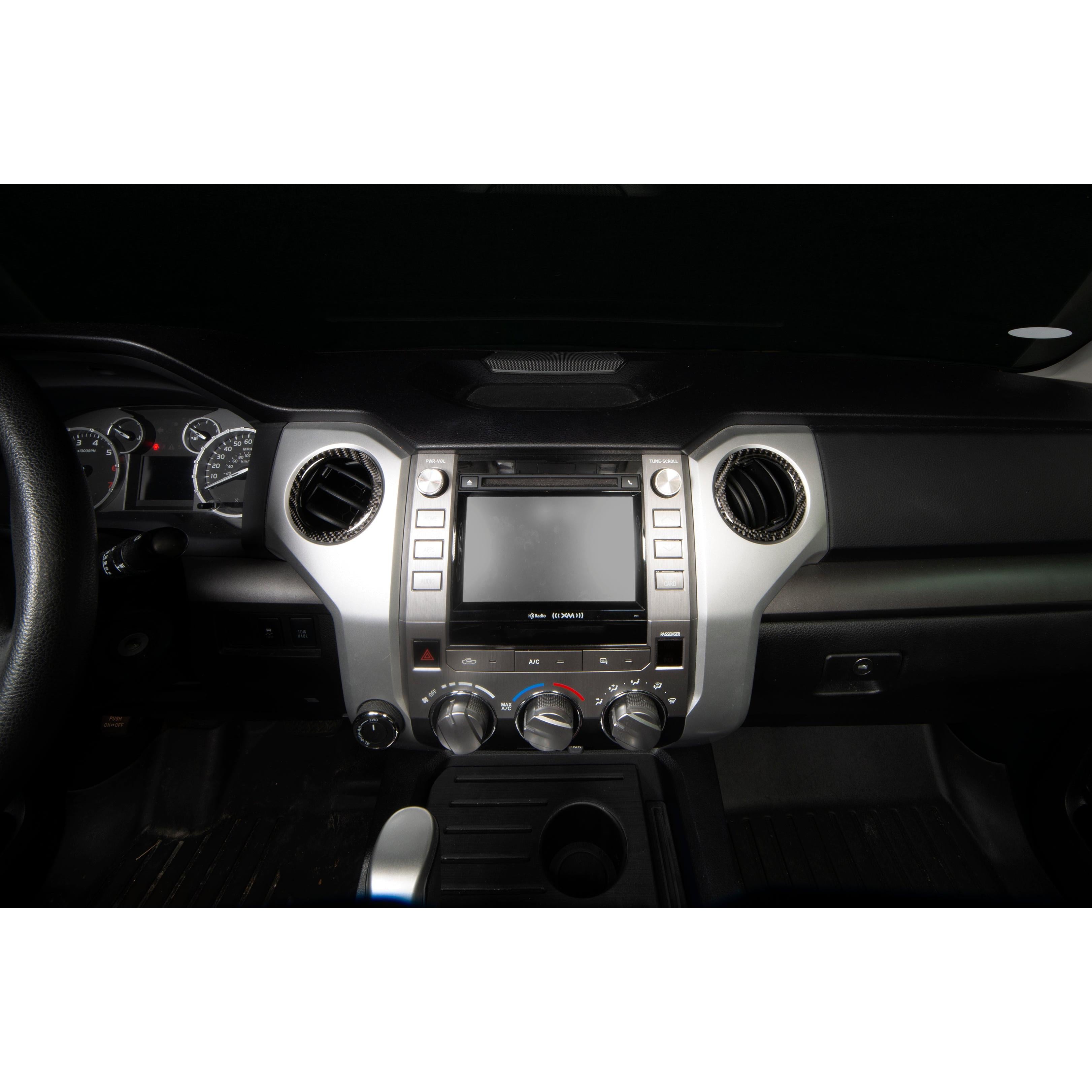 A/C Vent Rings(Covers Chrome) Fits 2014-2021 Toyota Tundra