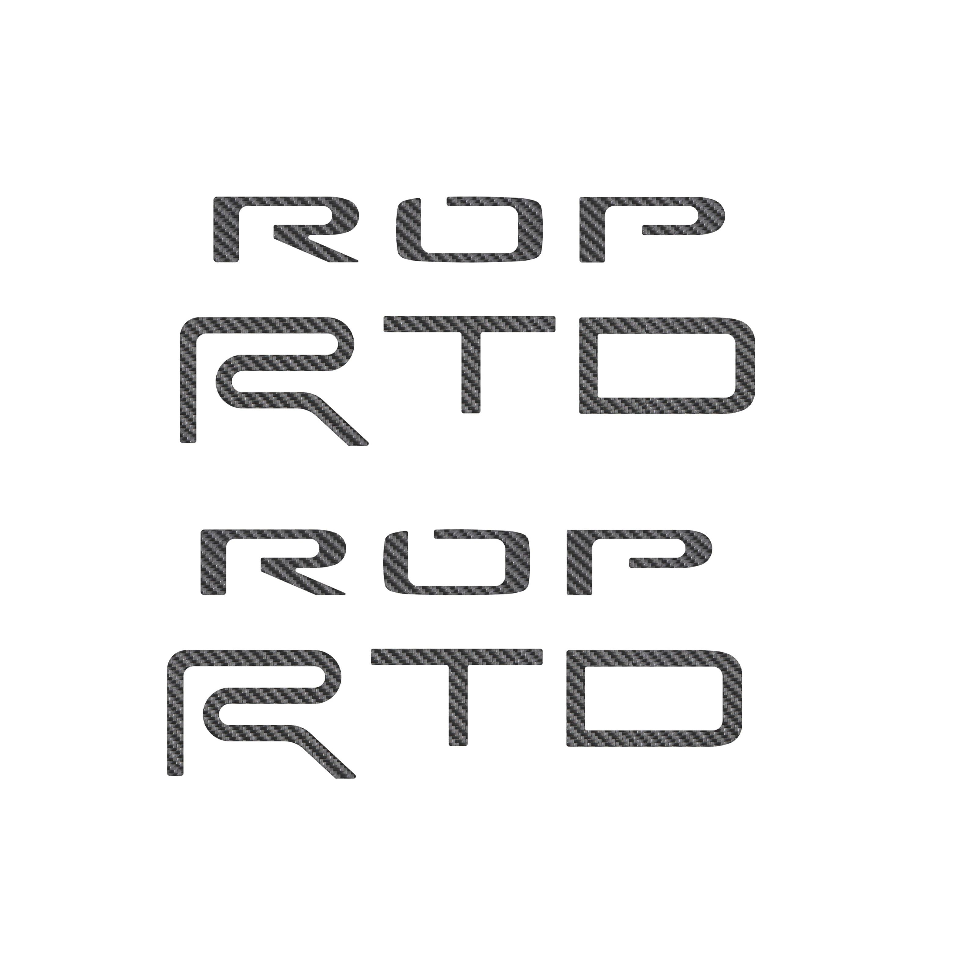 Bed Side Letter Inserts Fits 2015-2021 Toyota Tundra TRD Pro