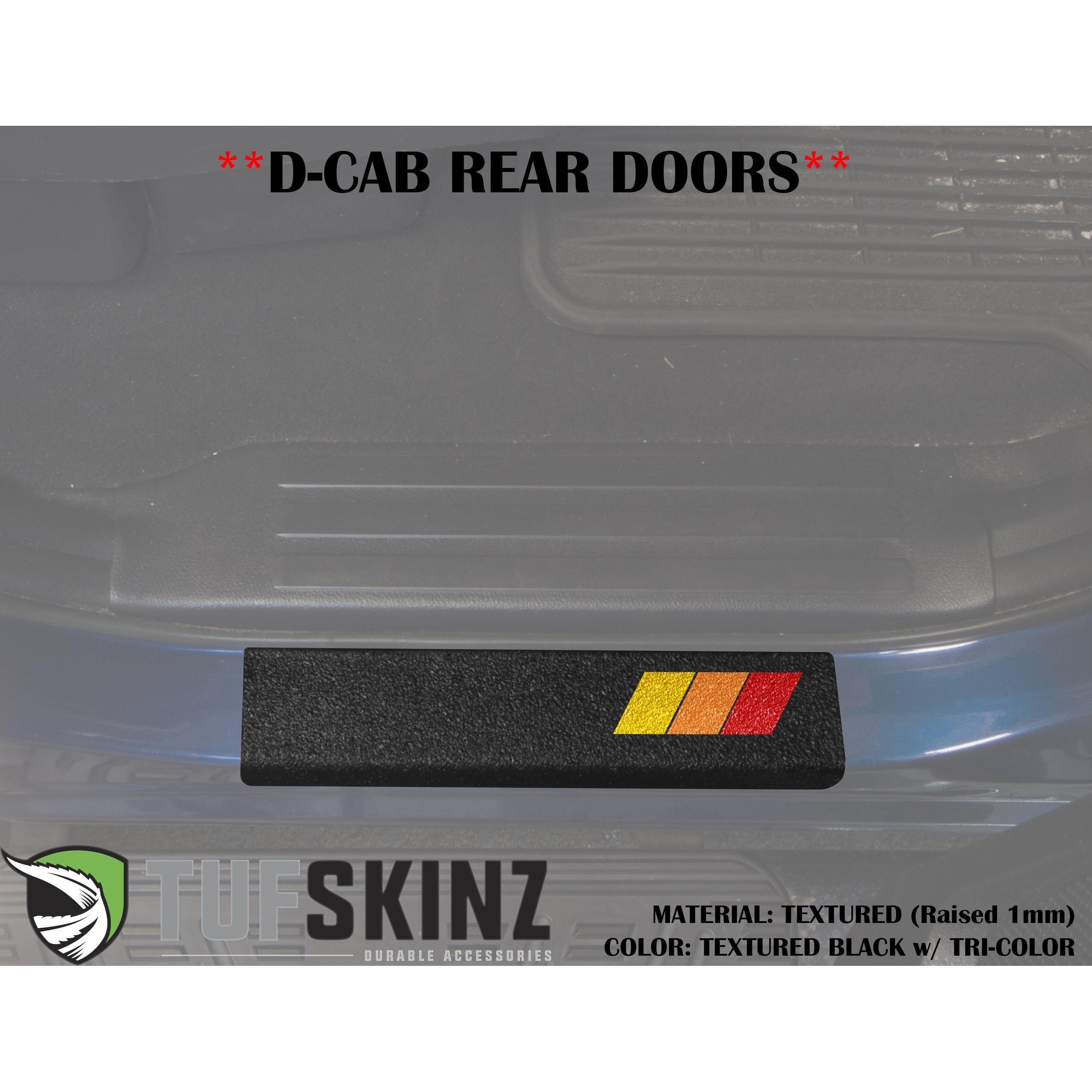 Door Sills Protection Overlay Fits 2007-2021 Toyota Tundra