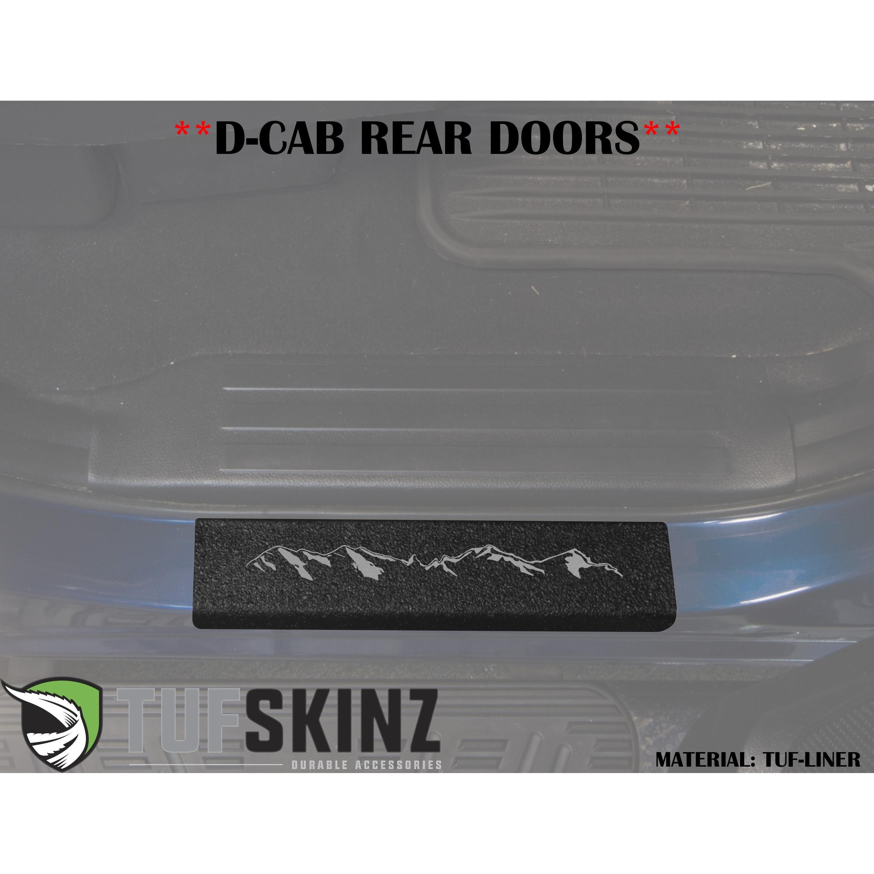 Door Sills Protection Overlay Fits 2007-2021 Toyota Tundra