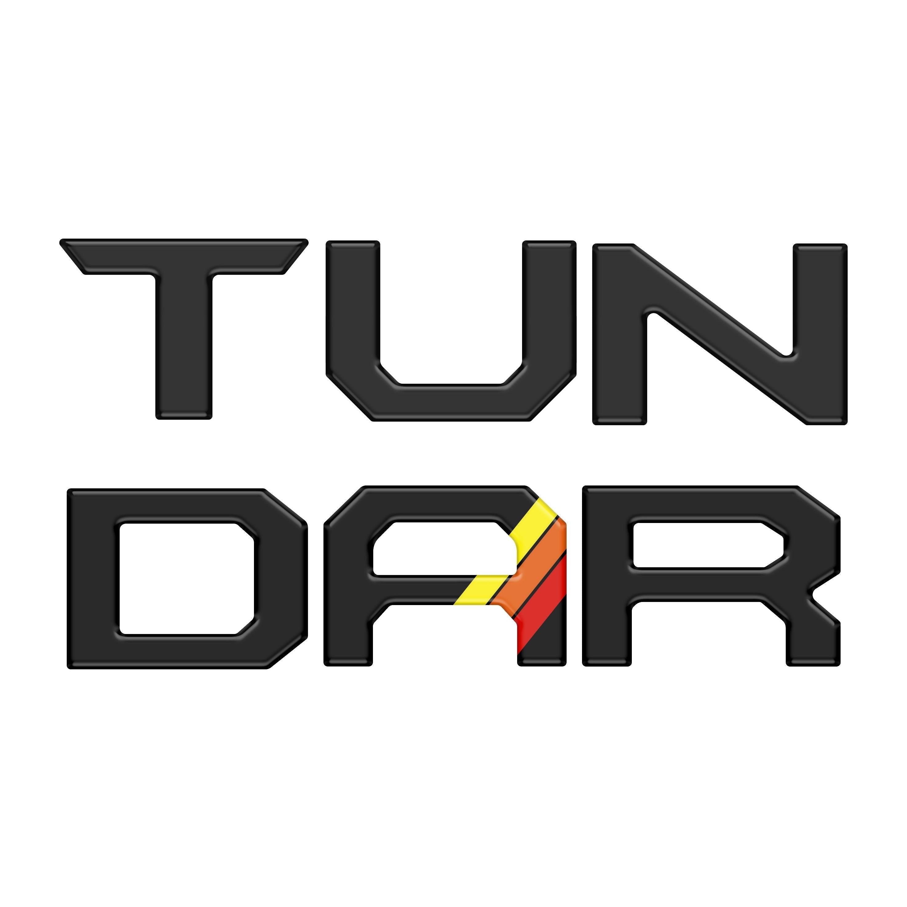 Lower Grille Letter Inserts Fits 2022-2026 Toyota Tundra
