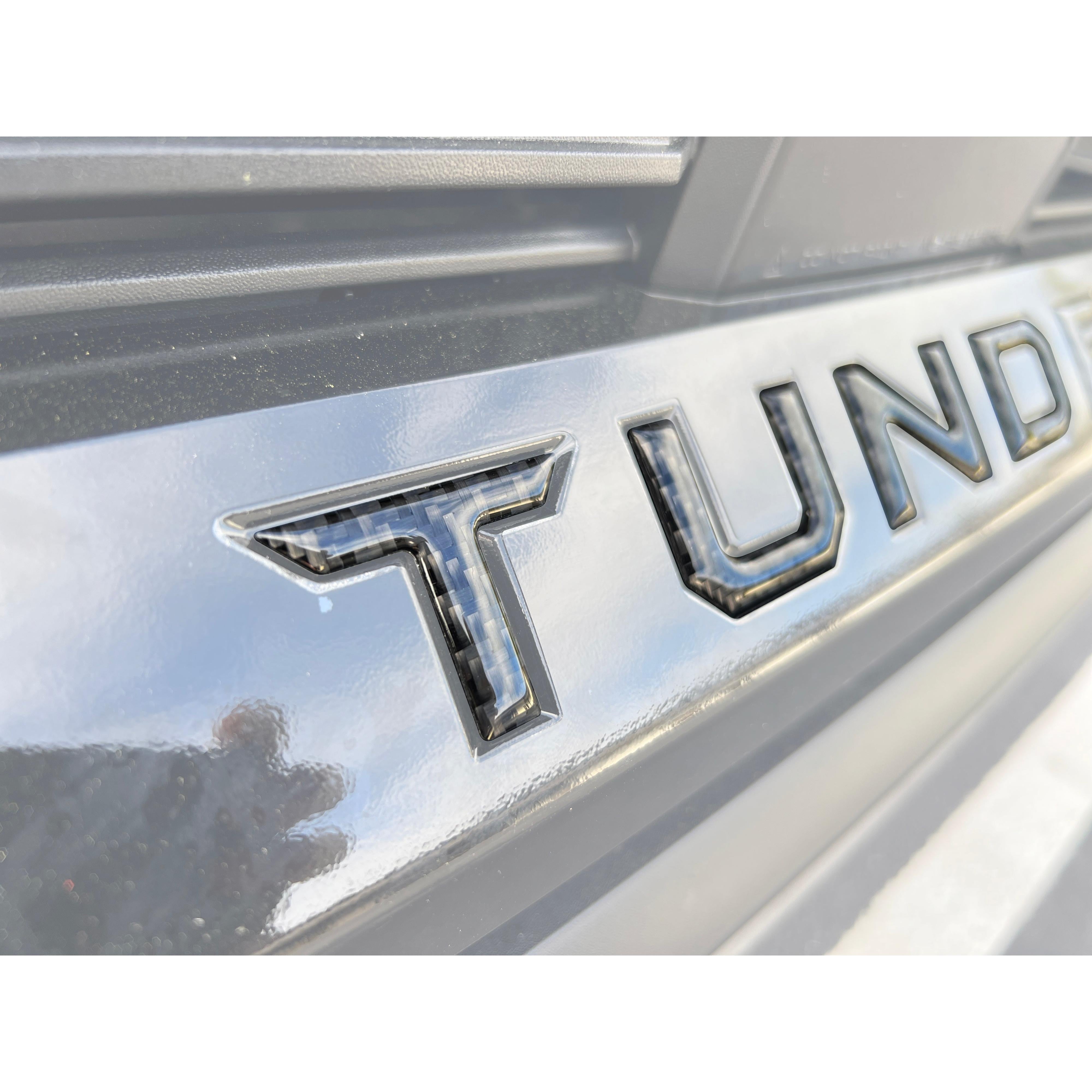 Lower Grille Letter Inserts Fits 2022-2026 Toyota Tundra