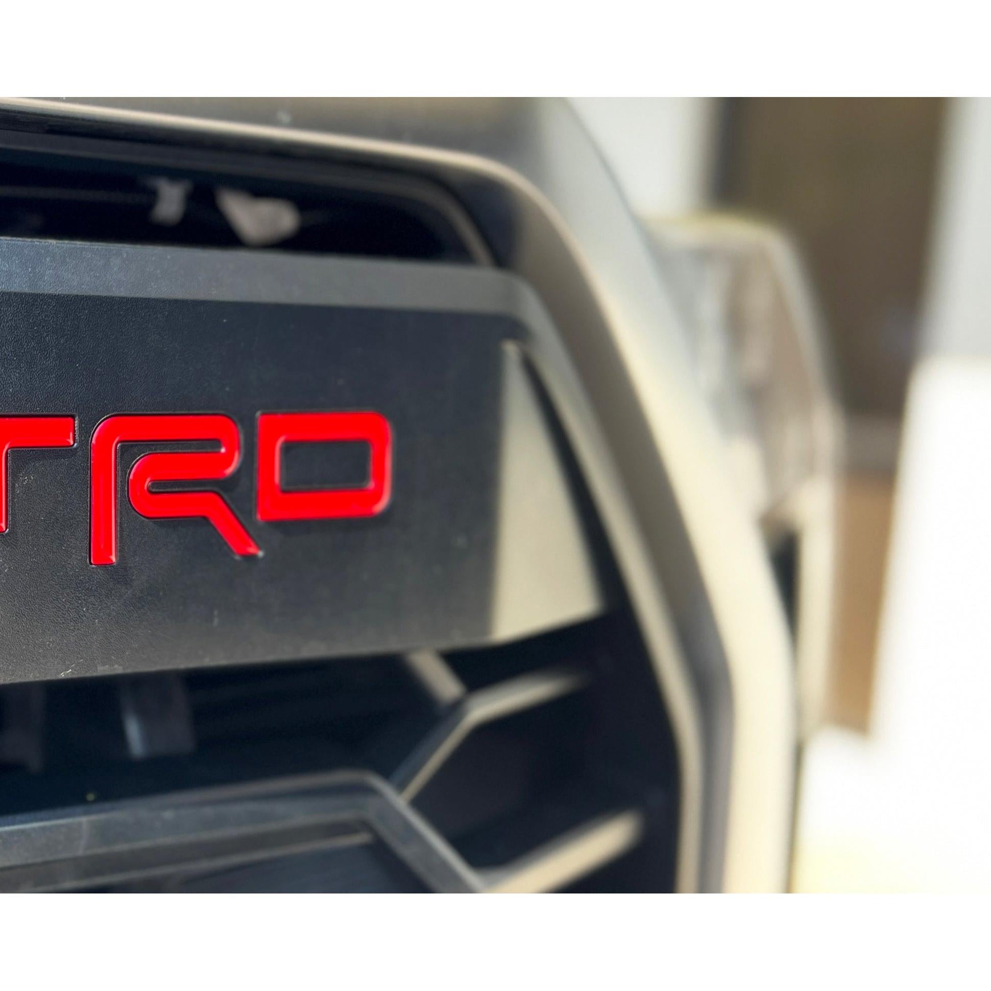 Grille Letter Inserts Fits 2022-2026 Toyota Tundra