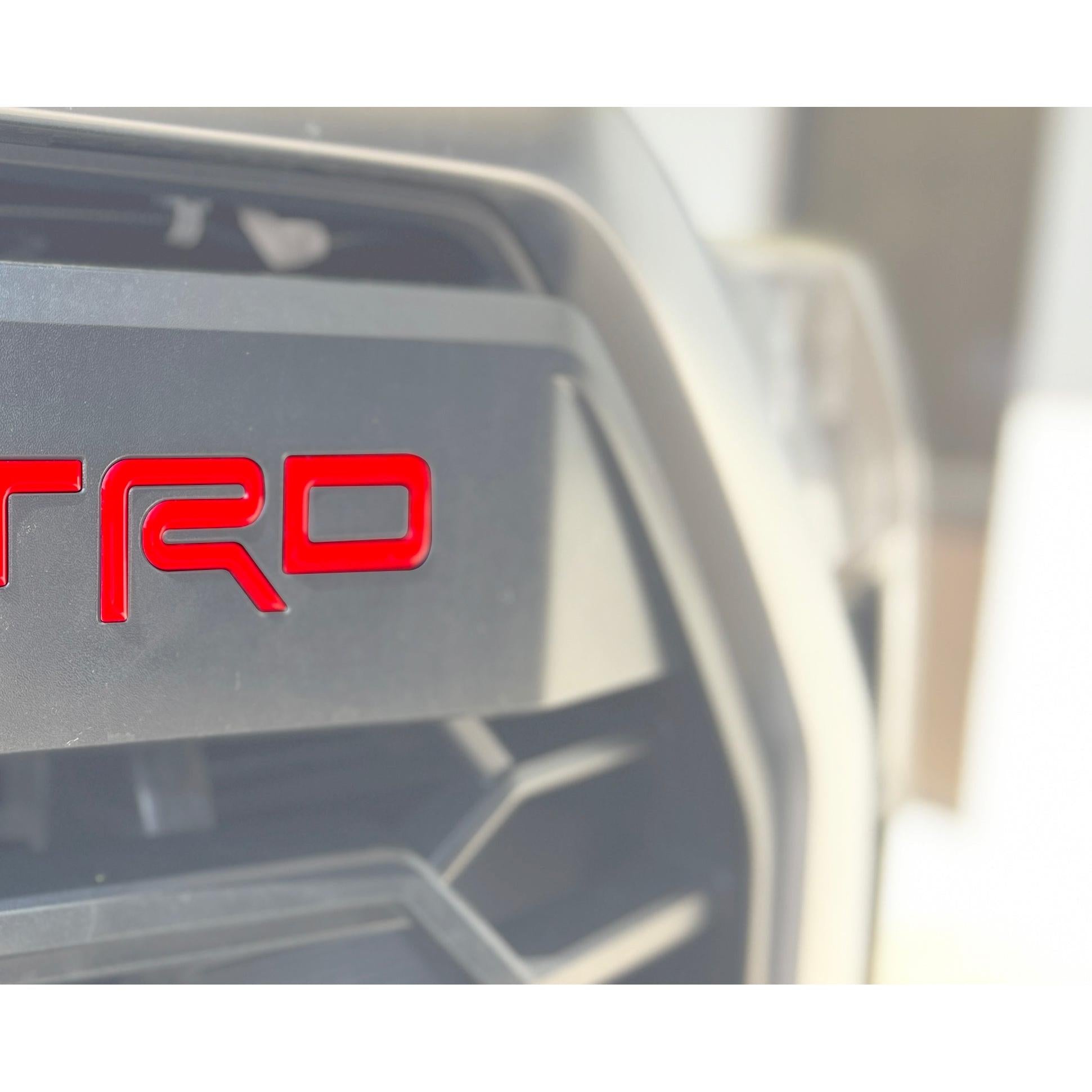 Grille Letter Inserts Fits 2022-2026 Toyota Tundra