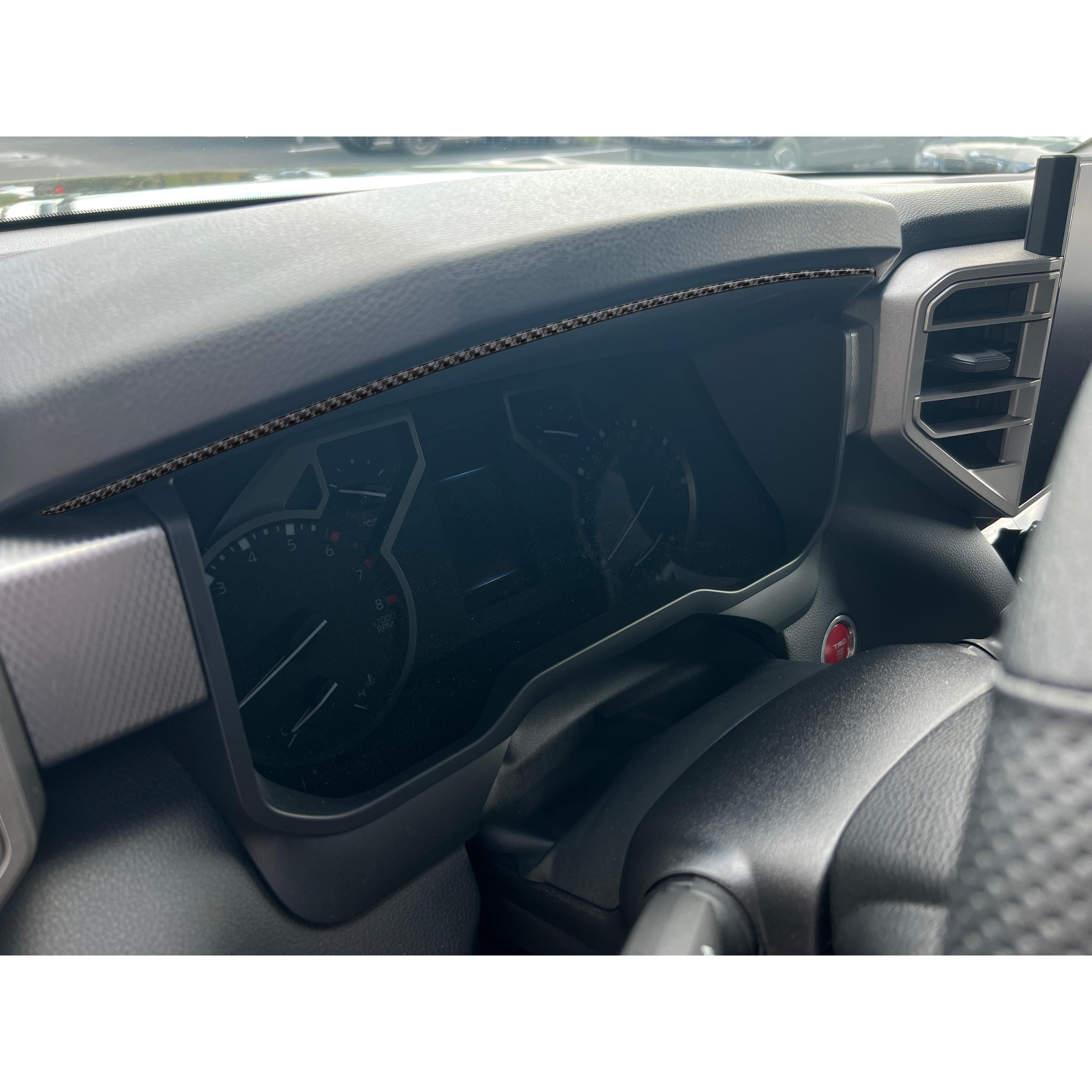 Upper Instrument Gauge Cluster Accent Trim Fits 2022-2026 Toyota Tundra & 2023-2026 Toyota Sequoia