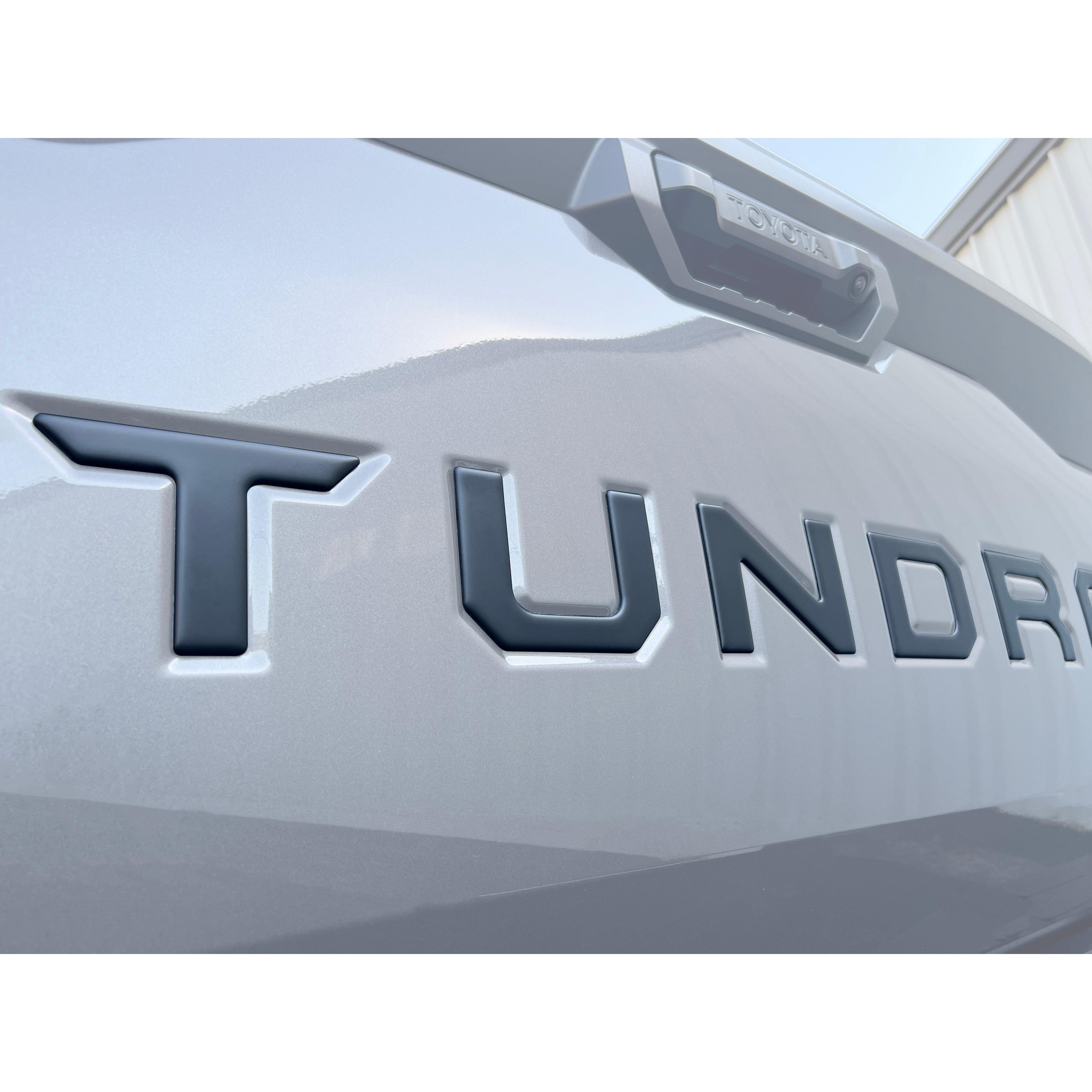 Tailgate Letter Inserts Fits 2022-2026 Toyota Tundra