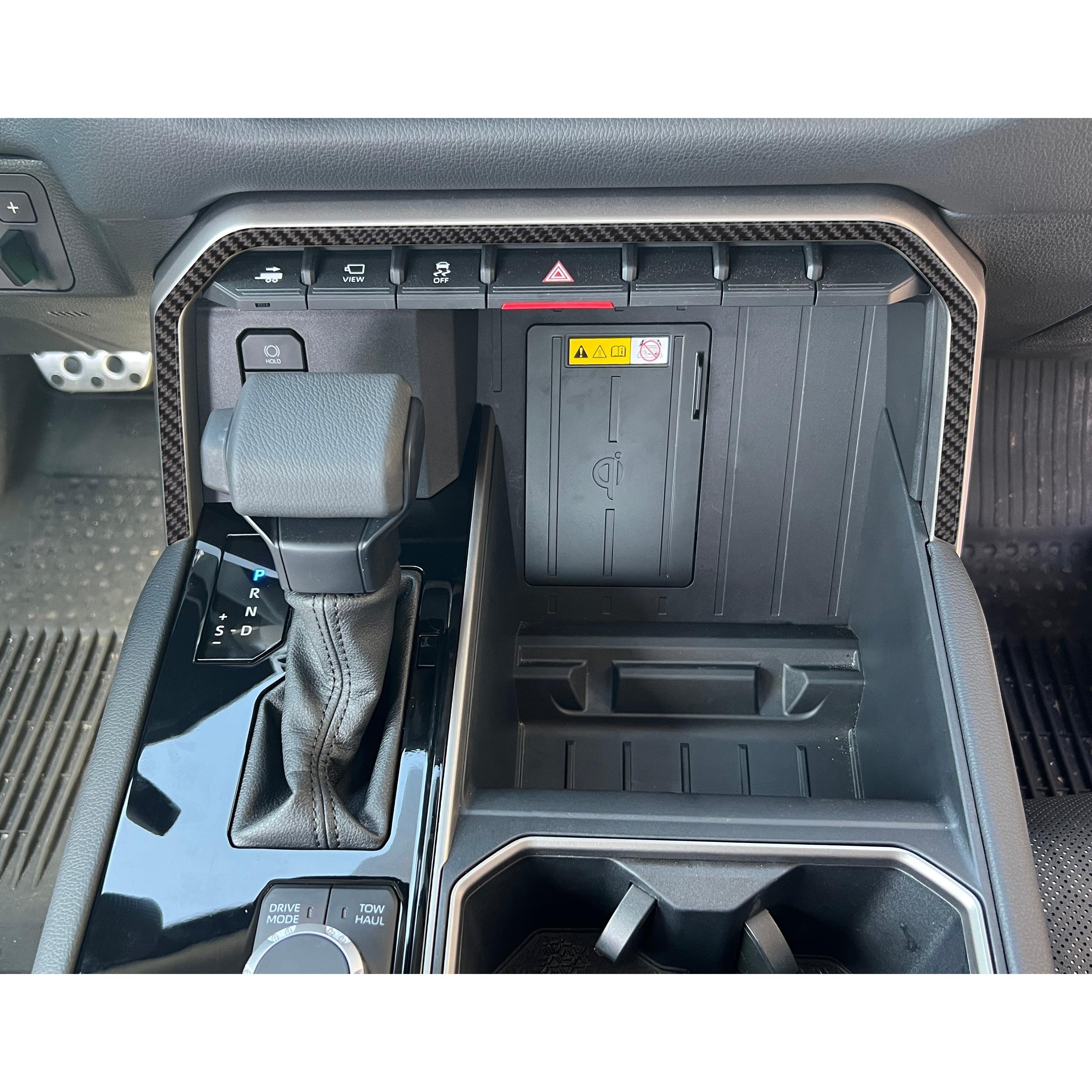 Upper Center Console Line Accent Trim Fits 2022-2026 Toyota Tundra & 2023-2026 Toyota Sequoia