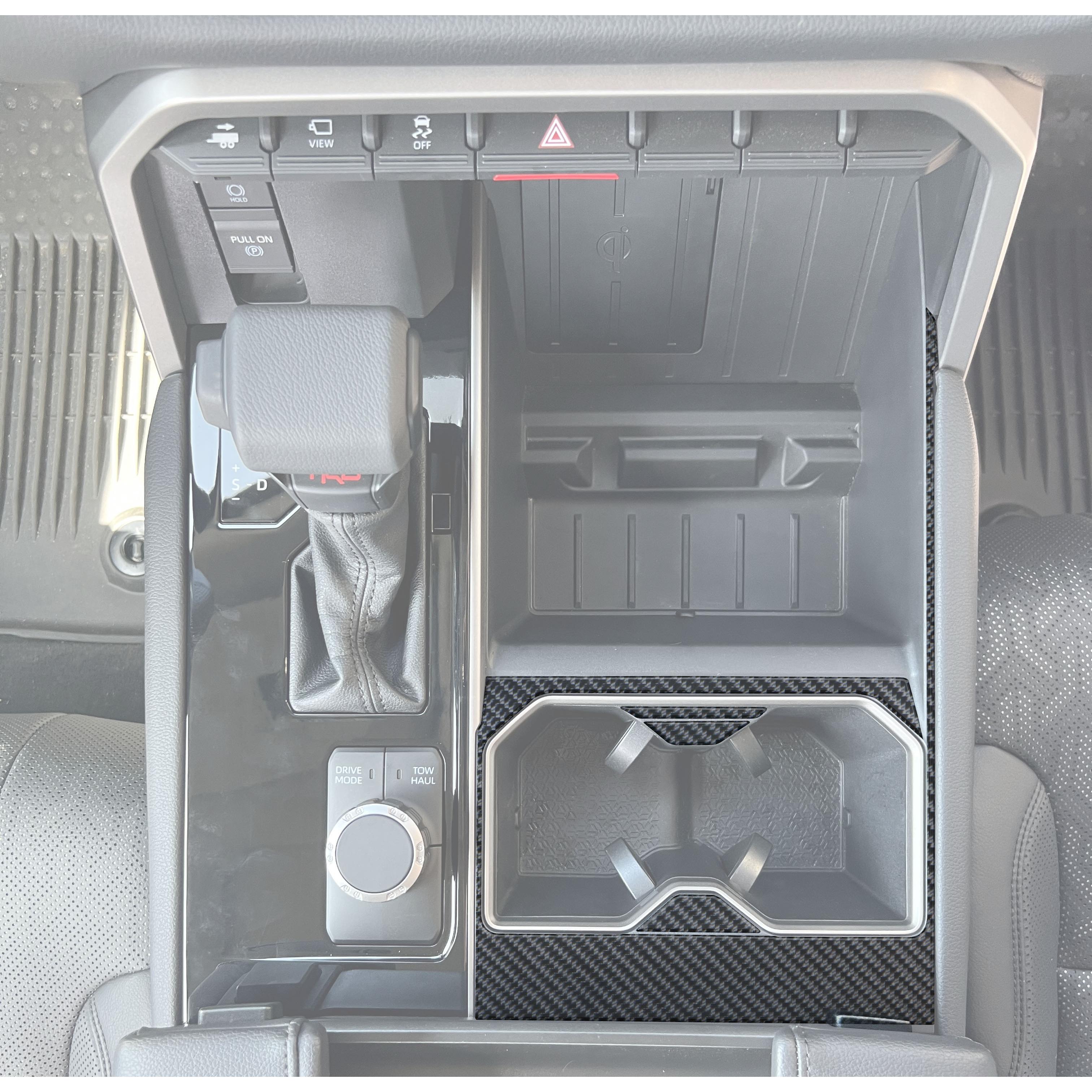 Center Cup Holder Accent Trim Fits 2022-2026 Toyota Tundra & 2023-2026 Toyota Sequoia