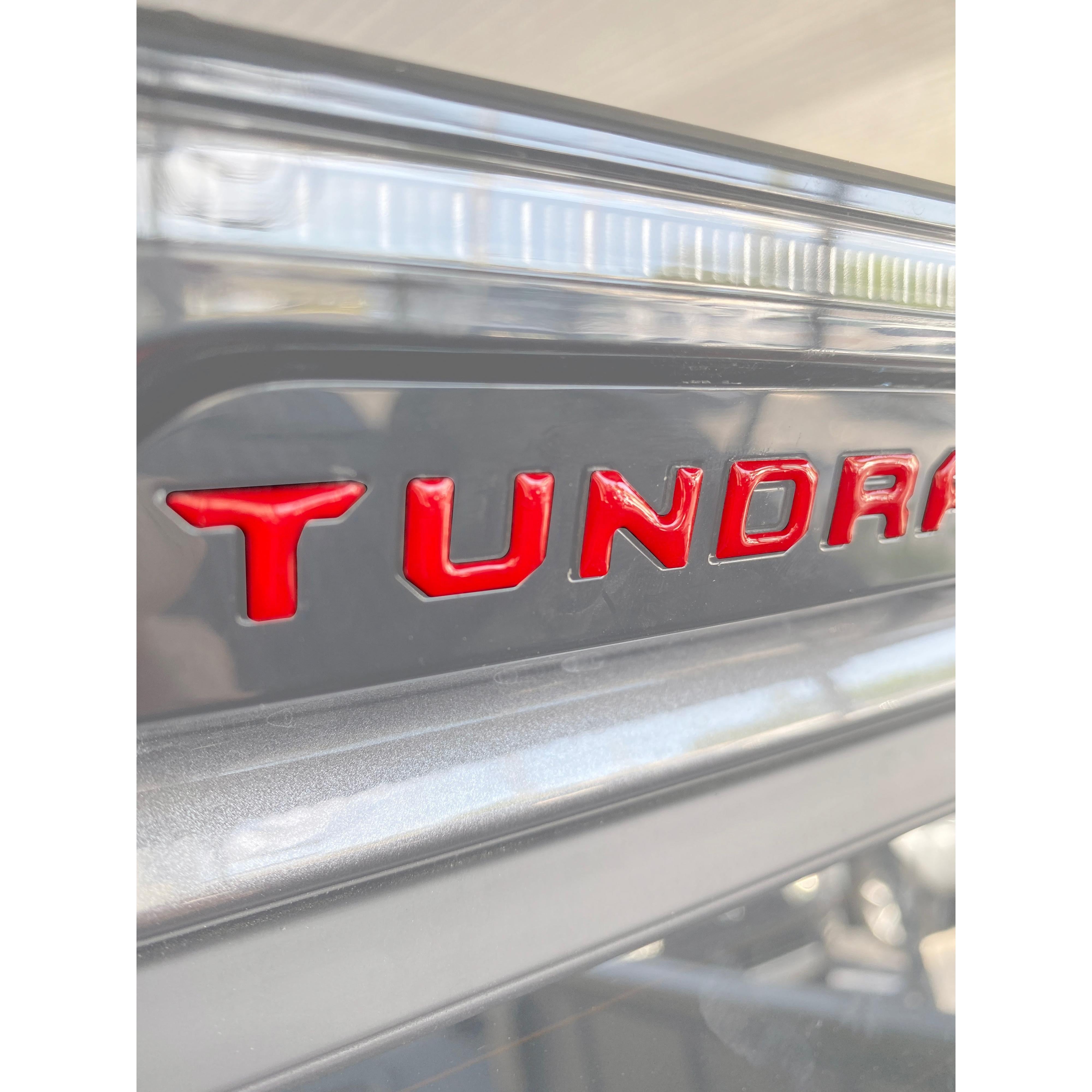 3RD Brakelight Letter Inserts Fits 2022-2026 Toyota Tundra