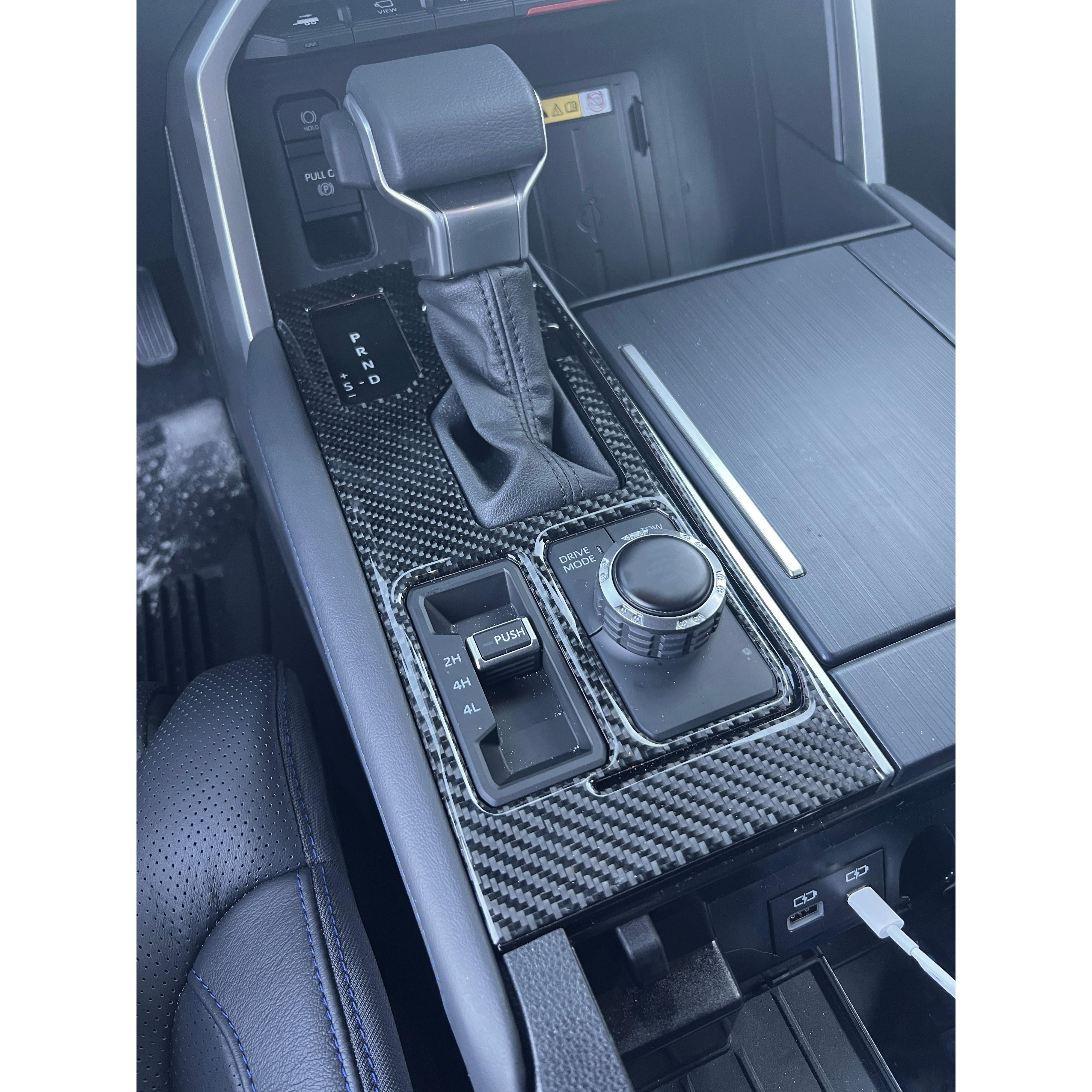 Center Console Overlay Fits 2022-2026 Toyota Tundra & 2023-2026 Toyota Sequoia