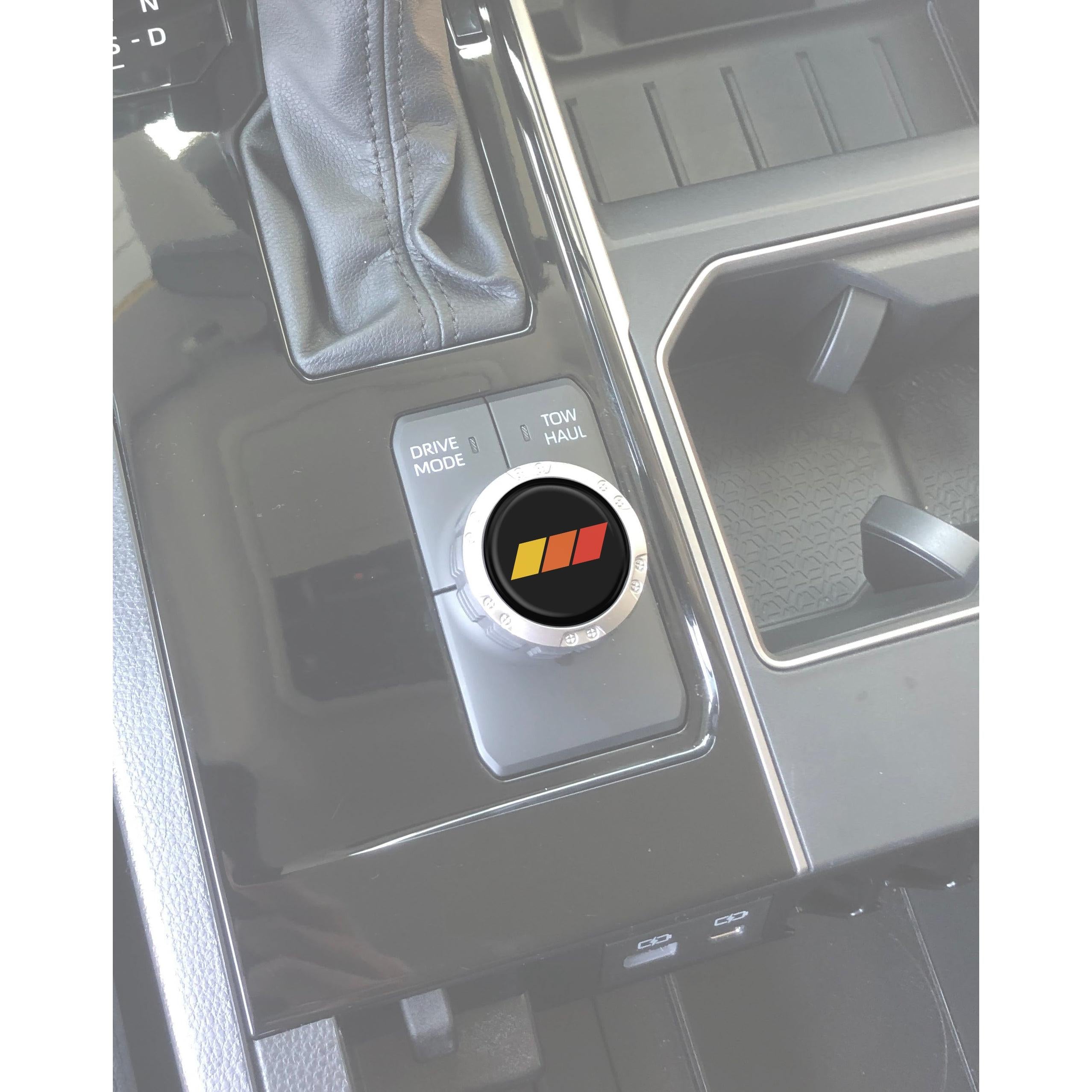 Badge for Drive Mode Selector Dial Fits 2022-2026 Toyota Tundra & 2023-2026 Toyota Sequoia
