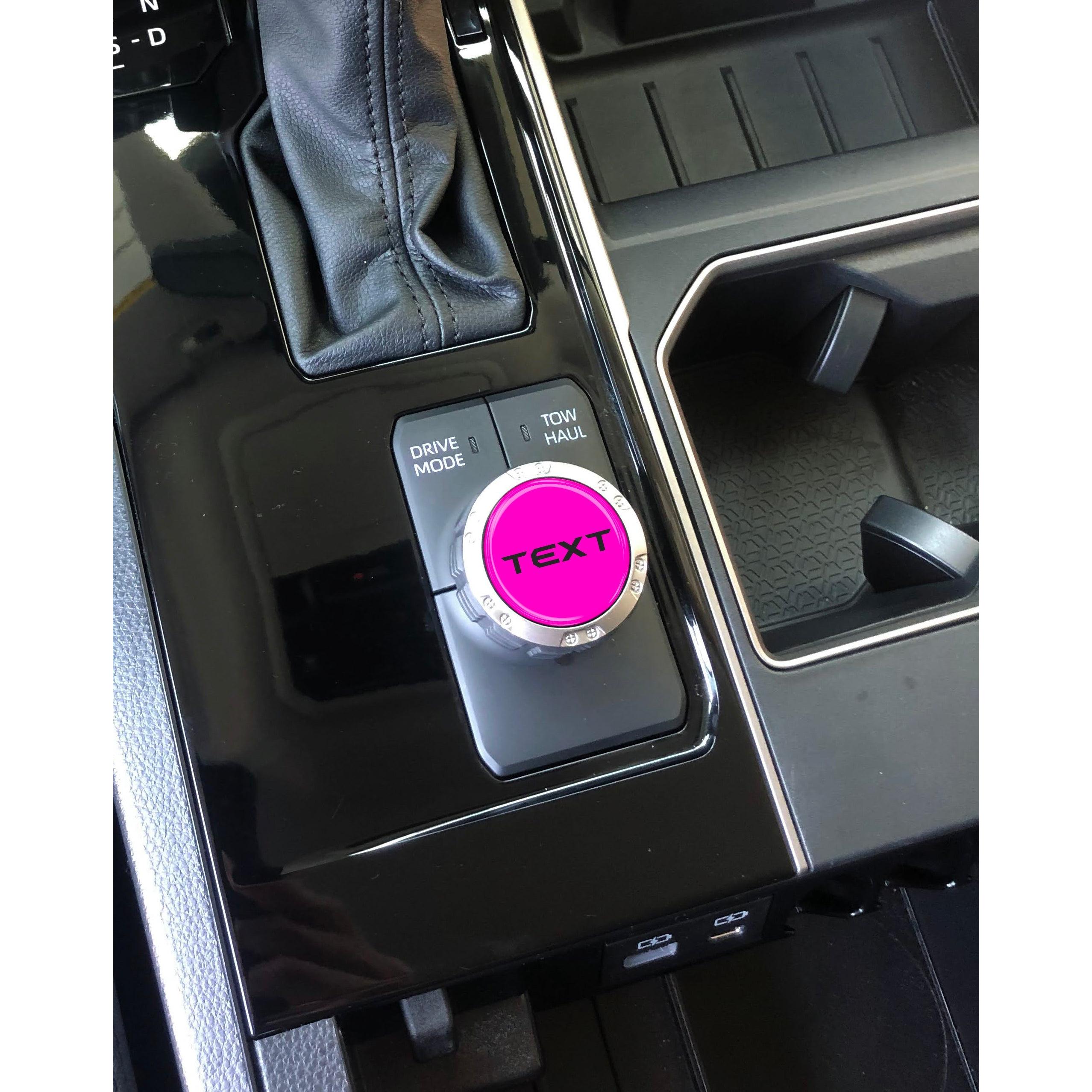 Badge for Drive Mode Selector Dial Fits 2022-2026 Toyota Tundra & 2023-2026 Toyota Sequoia