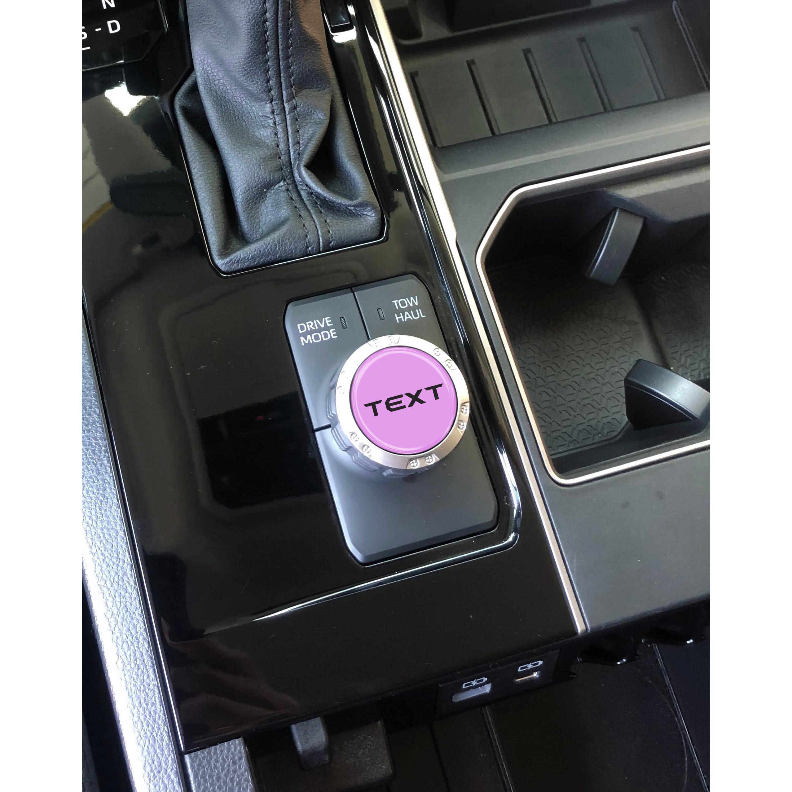 Badge for Drive Mode Selector Dial Fits 2022-2026 Toyota Tundra & 2023-2026 Toyota Sequoia