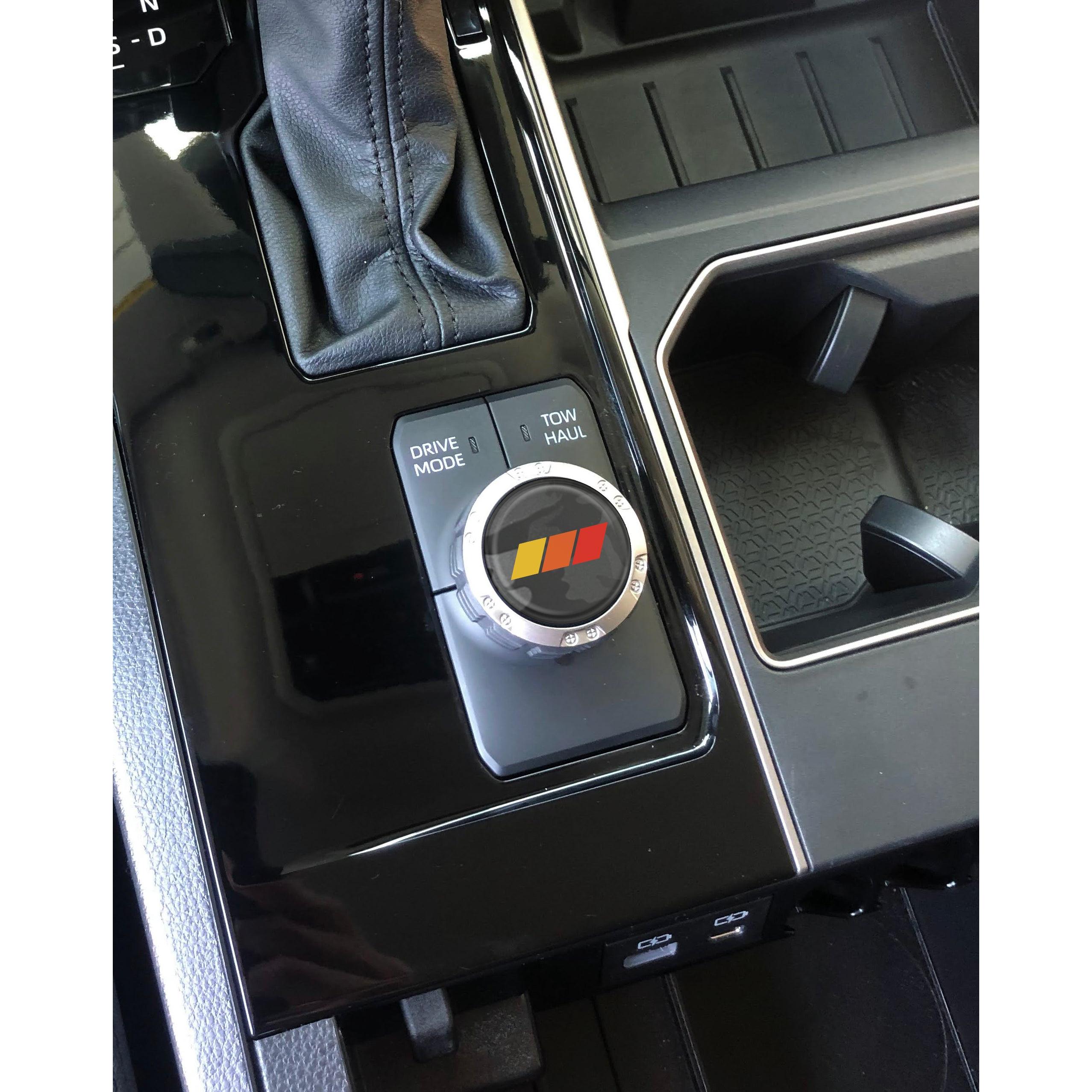 Badge for Drive Mode Selector Dial Fits 2022-2026 Toyota Tundra & 2023-2026 Toyota Sequoia