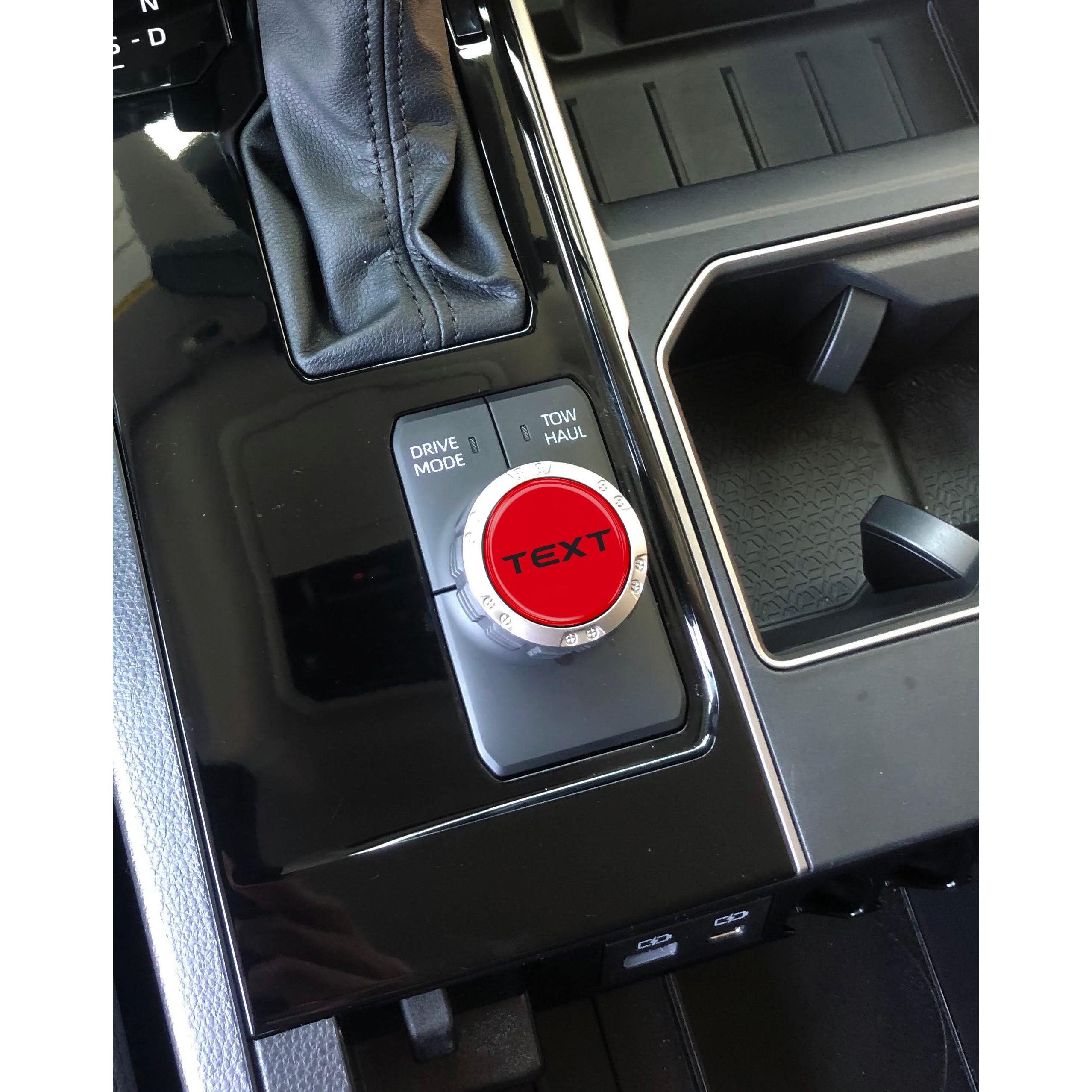 Badge for Drive Mode Selector Dial Fits 2022-2026 Toyota Tundra & 2023-2026 Toyota Sequoia