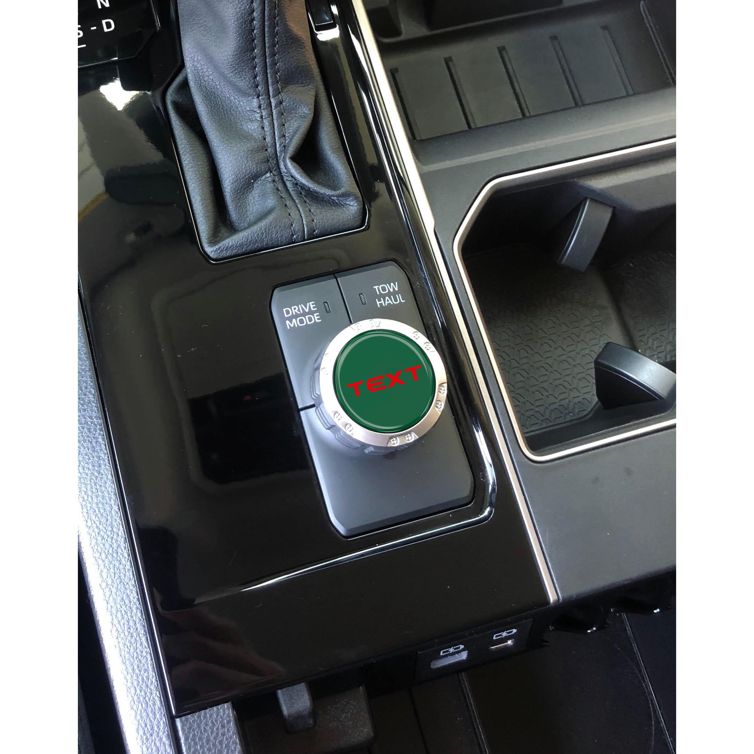 Badge for Drive Mode Selector Dial Fits 2022-2026 Toyota Tundra & 2023-2026 Toyota Sequoia