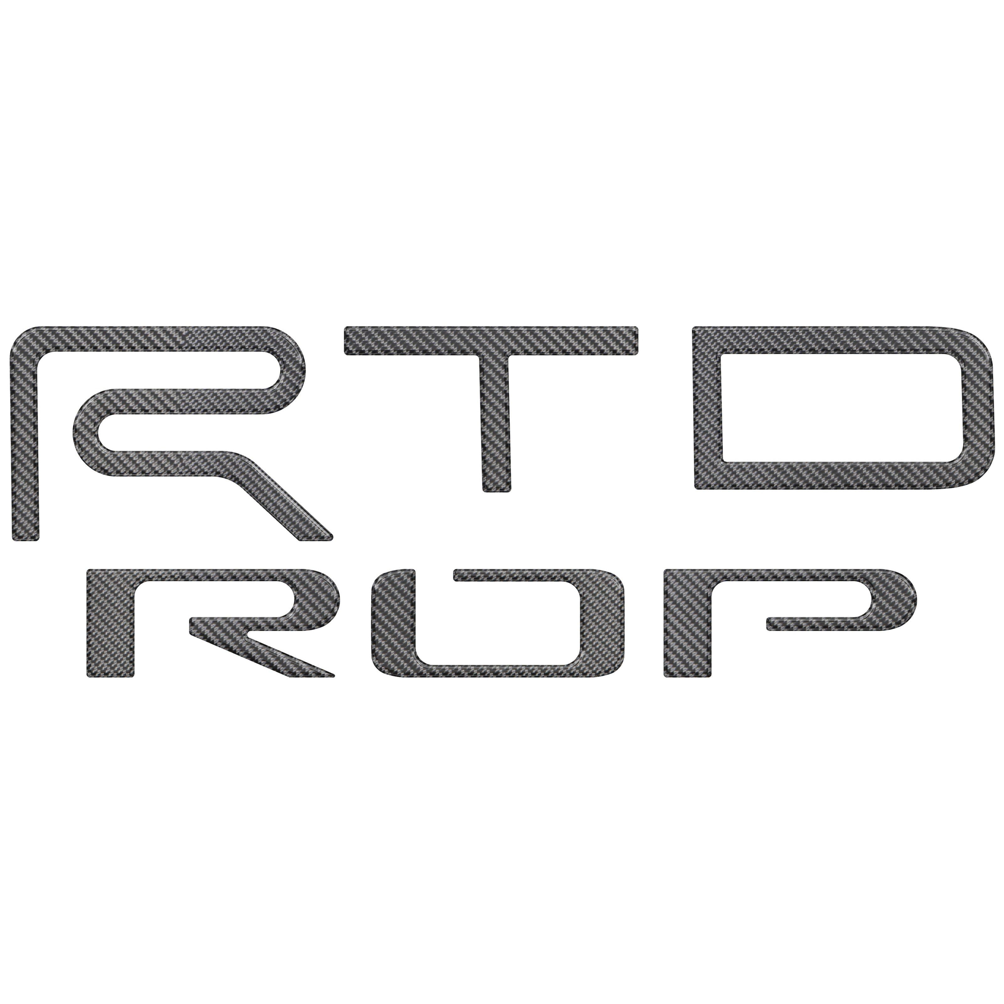 TRD Pro Tailgate Letter Inserts Fits 2022-2026 Toyota Tundra