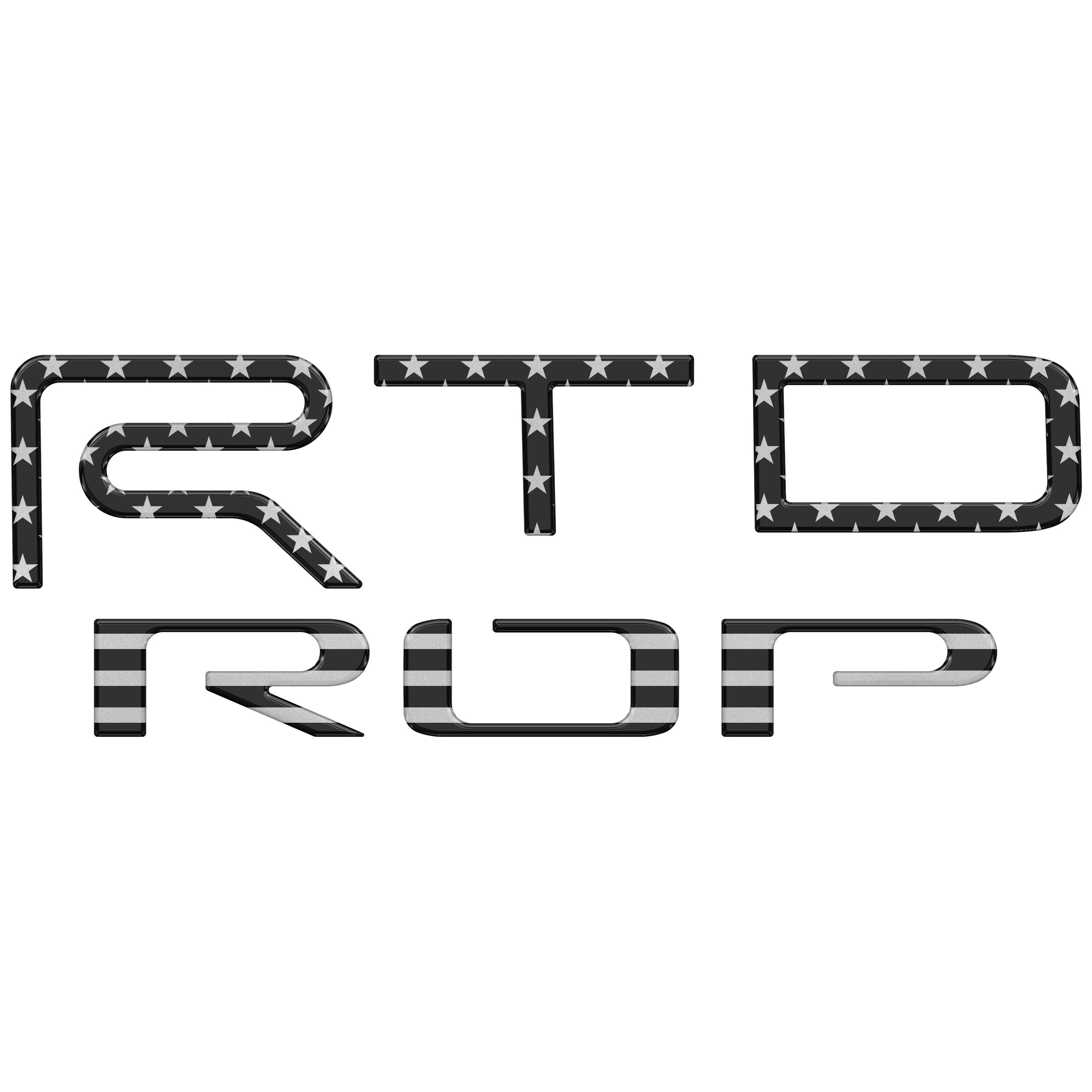 TRD Pro Tailgate Letter Inserts Fits 2022-2026 Toyota Tundra