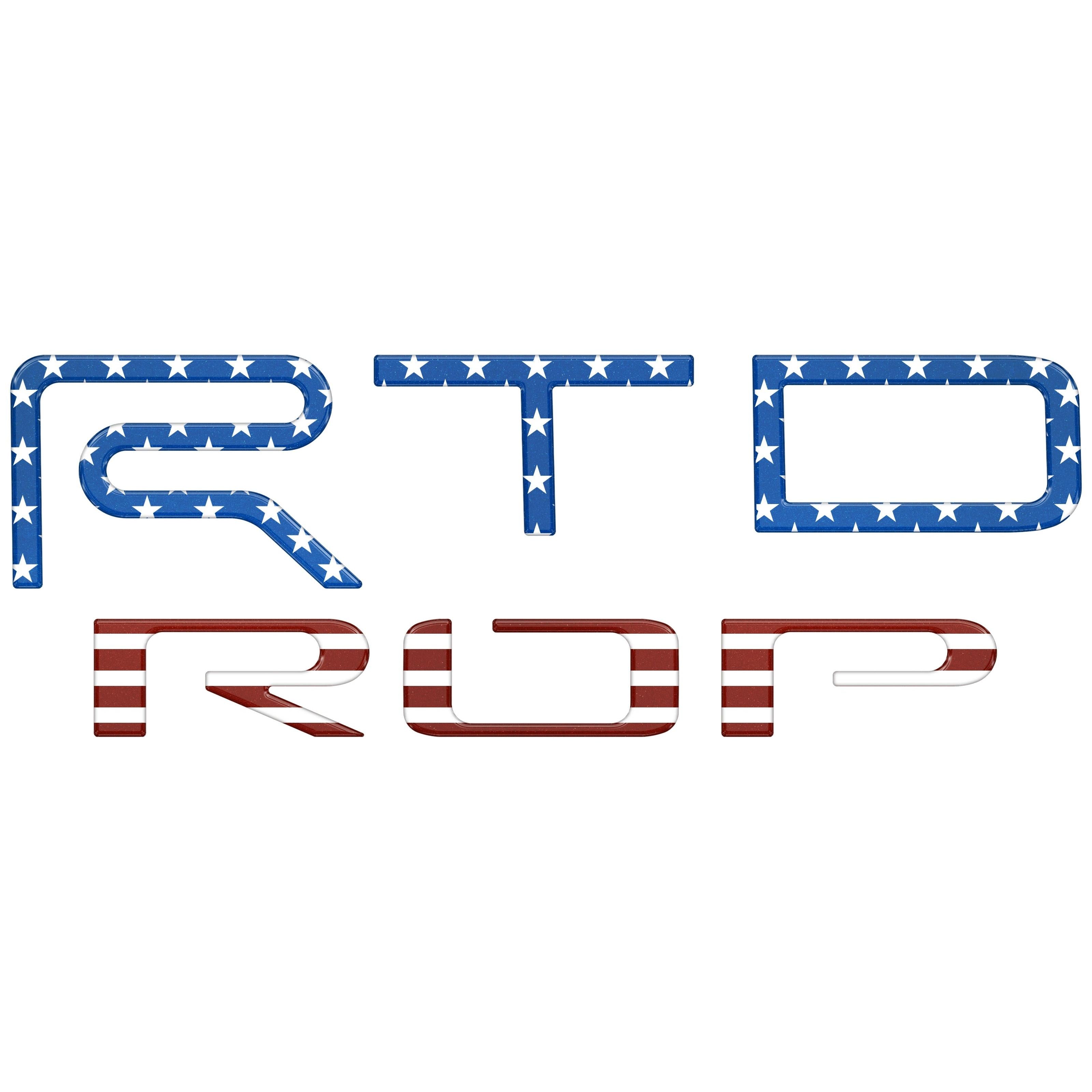 TRD Pro Tailgate Letter Inserts Fits 2022-2026 Toyota Tundra