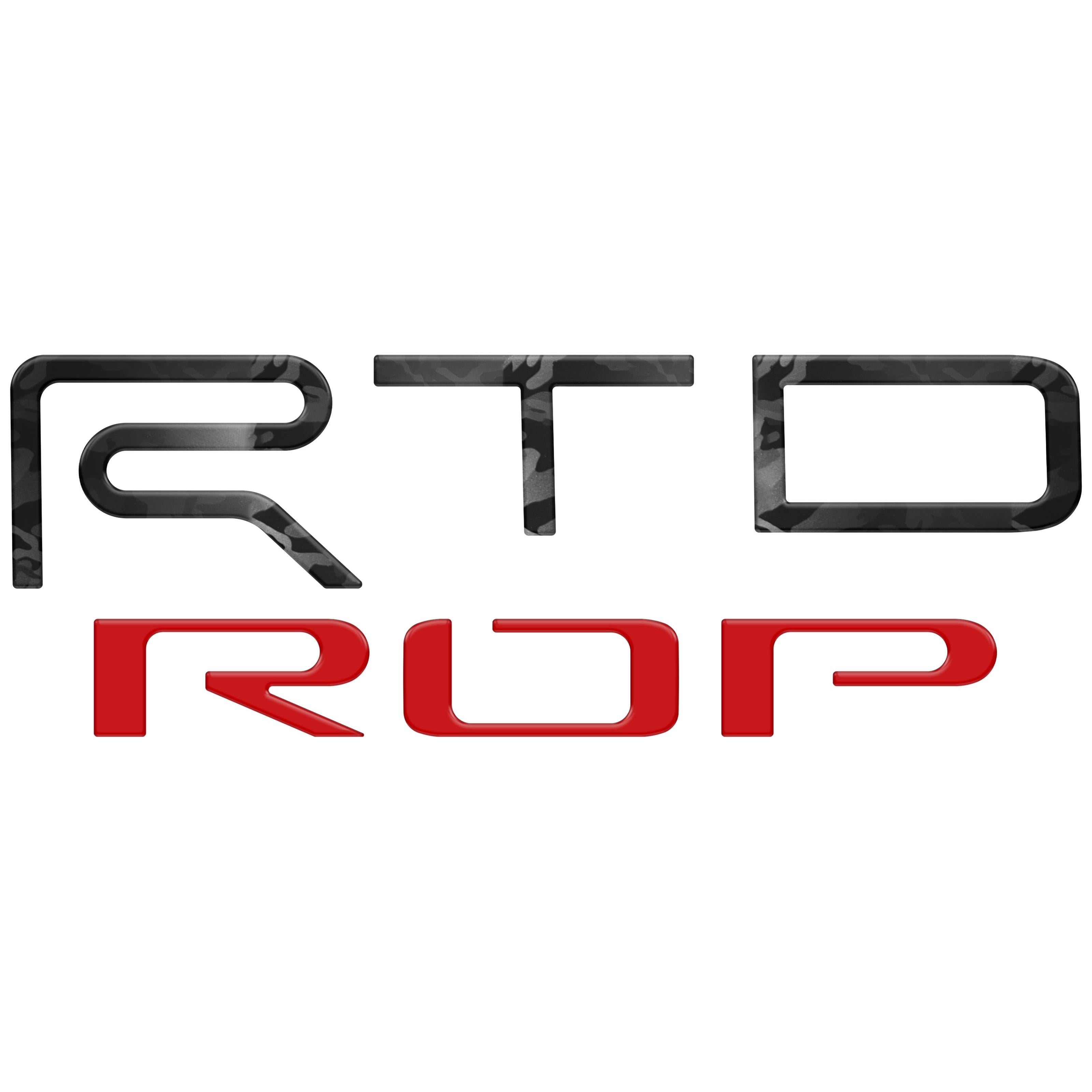 TRD Pro Tailgate Letter Inserts Fits 2022-2026 Toyota Tundra