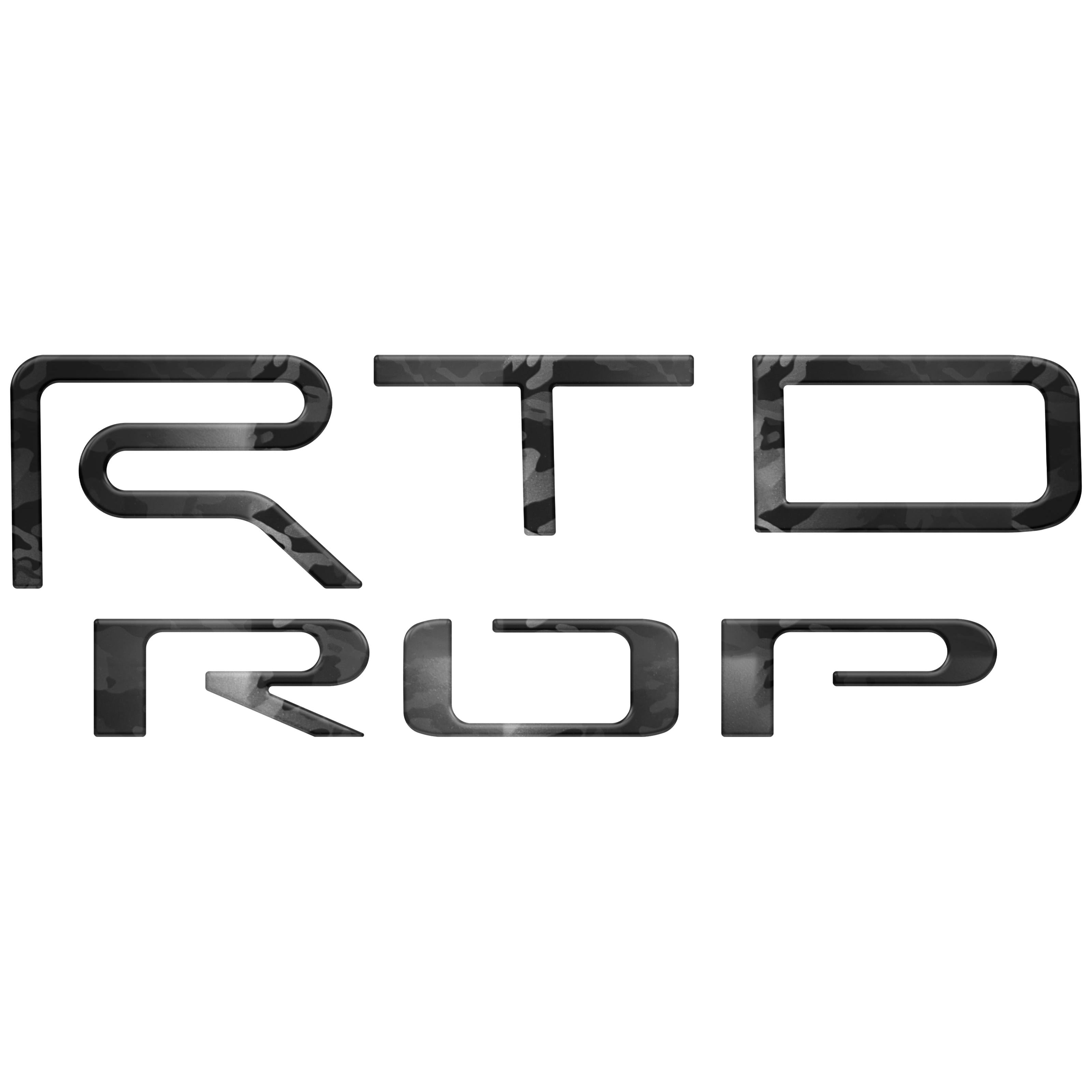 TRD Pro Tailgate Letter Inserts Fits 2022-2026 Toyota Tundra