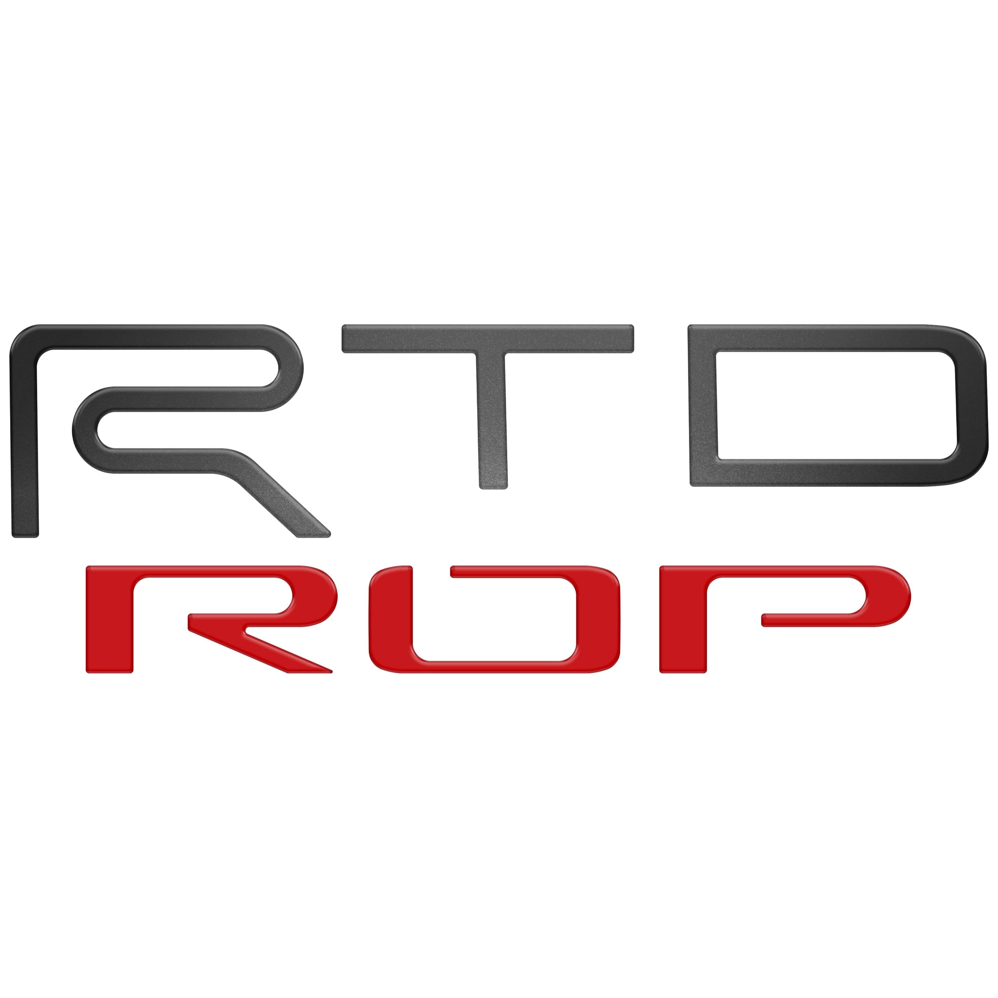 TRD Pro Tailgate Letter Inserts Fits 2022-2026 Toyota Tundra