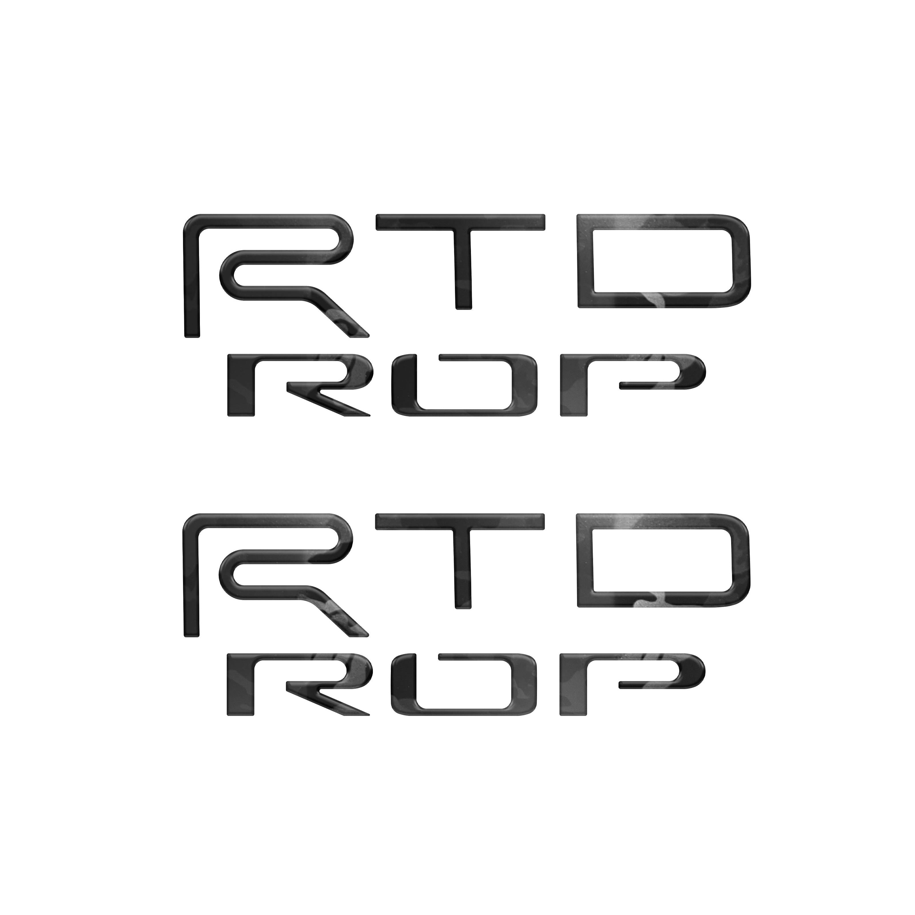 Hood Louver Letter Overlays Fits 2022-2026 Toyota Tundra TRD Pro