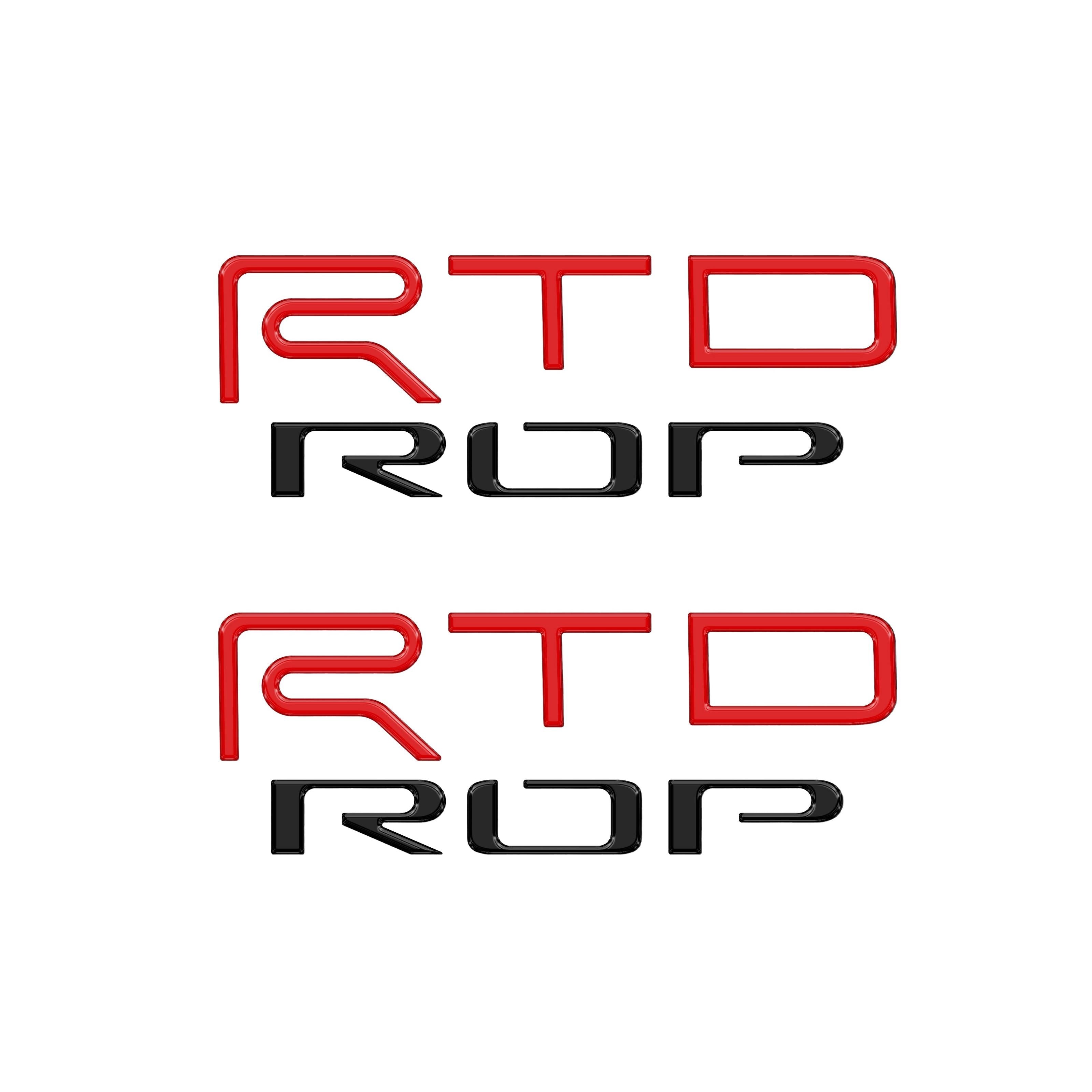 Hood Louver Letter Overlays Fits 2022-2026 Toyota Tundra TRD Pro