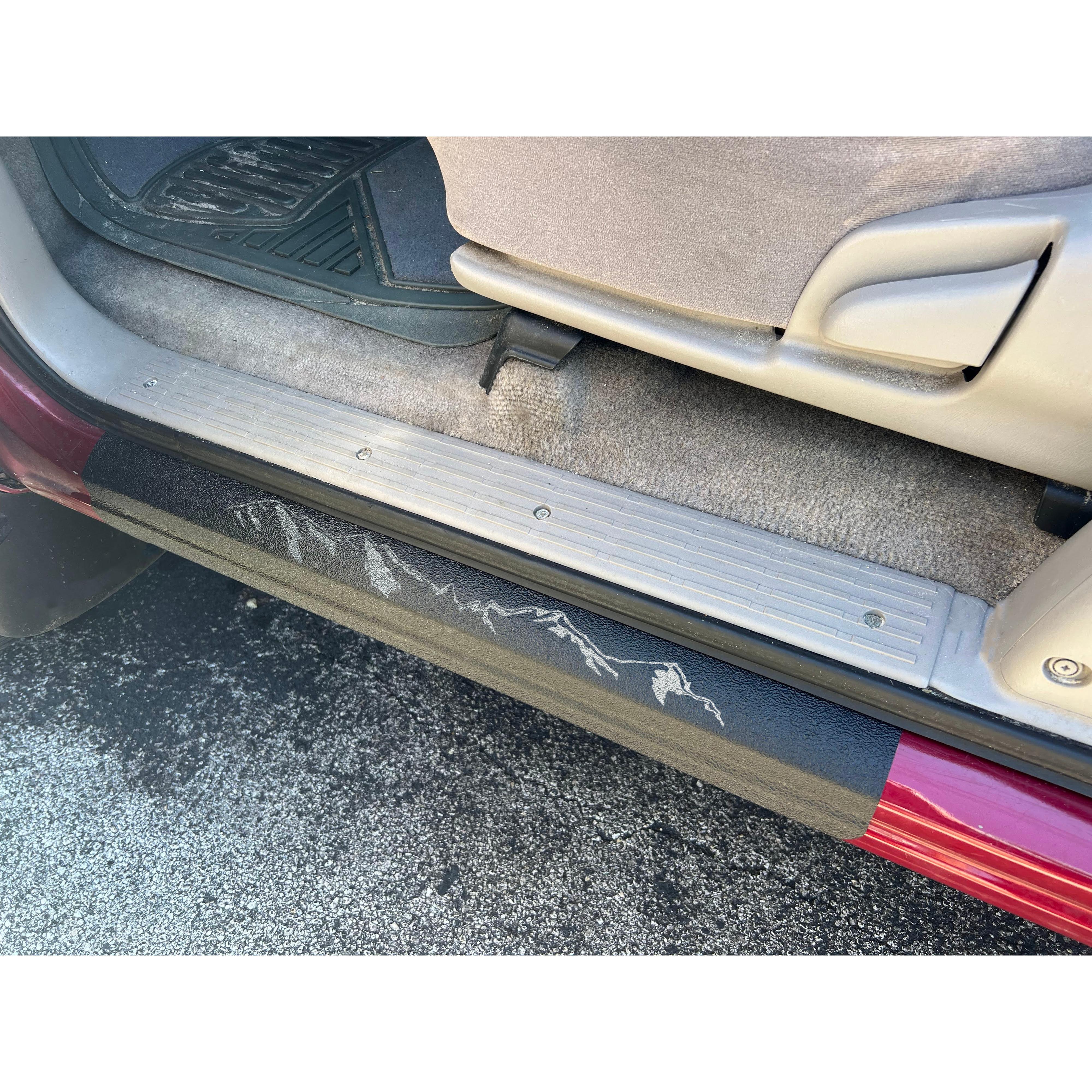Textured Door Sill Overlays Fits 2000-2006 Toyota Tundra