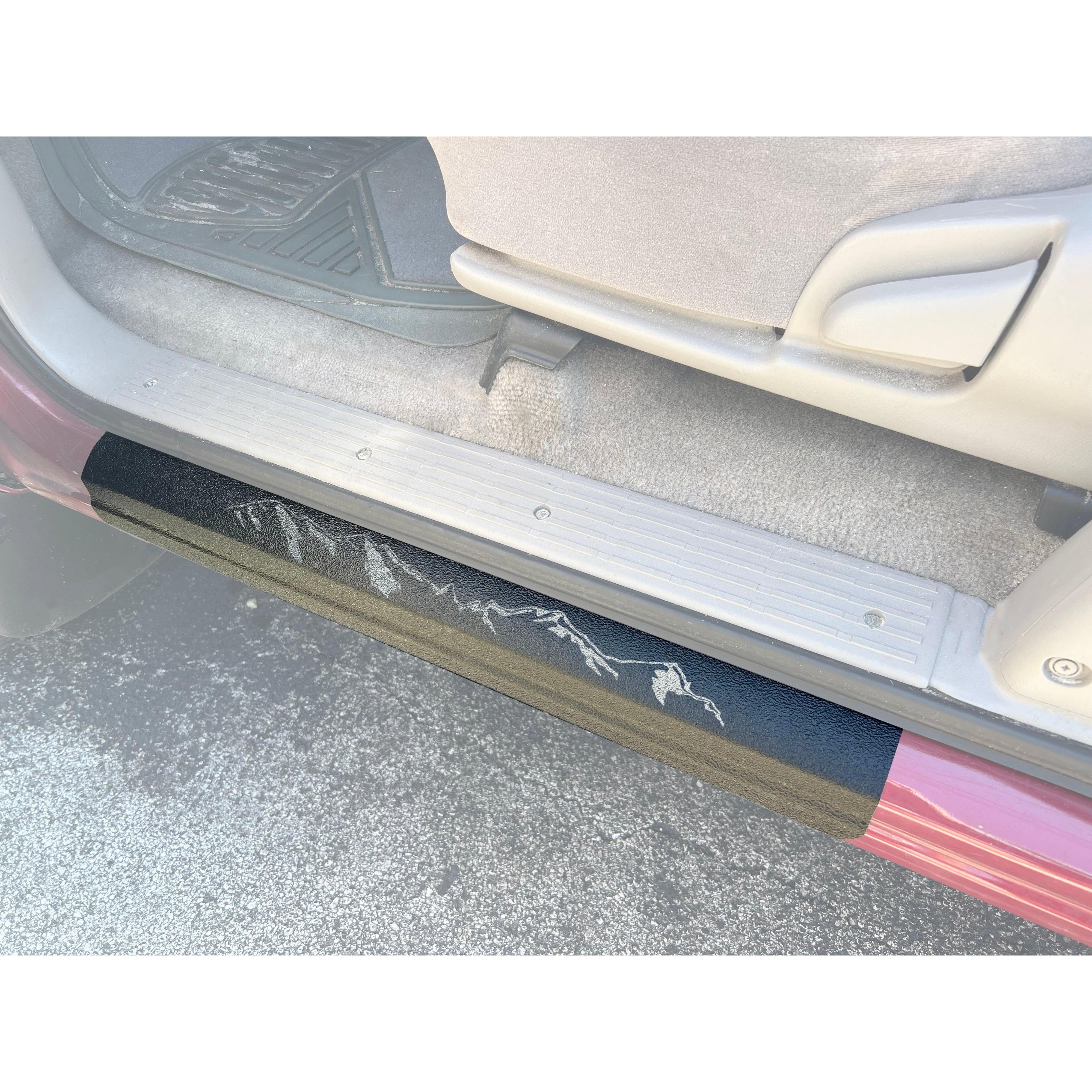 Textured Door Sill Overlays Fits 2000-2006 Toyota Tundra