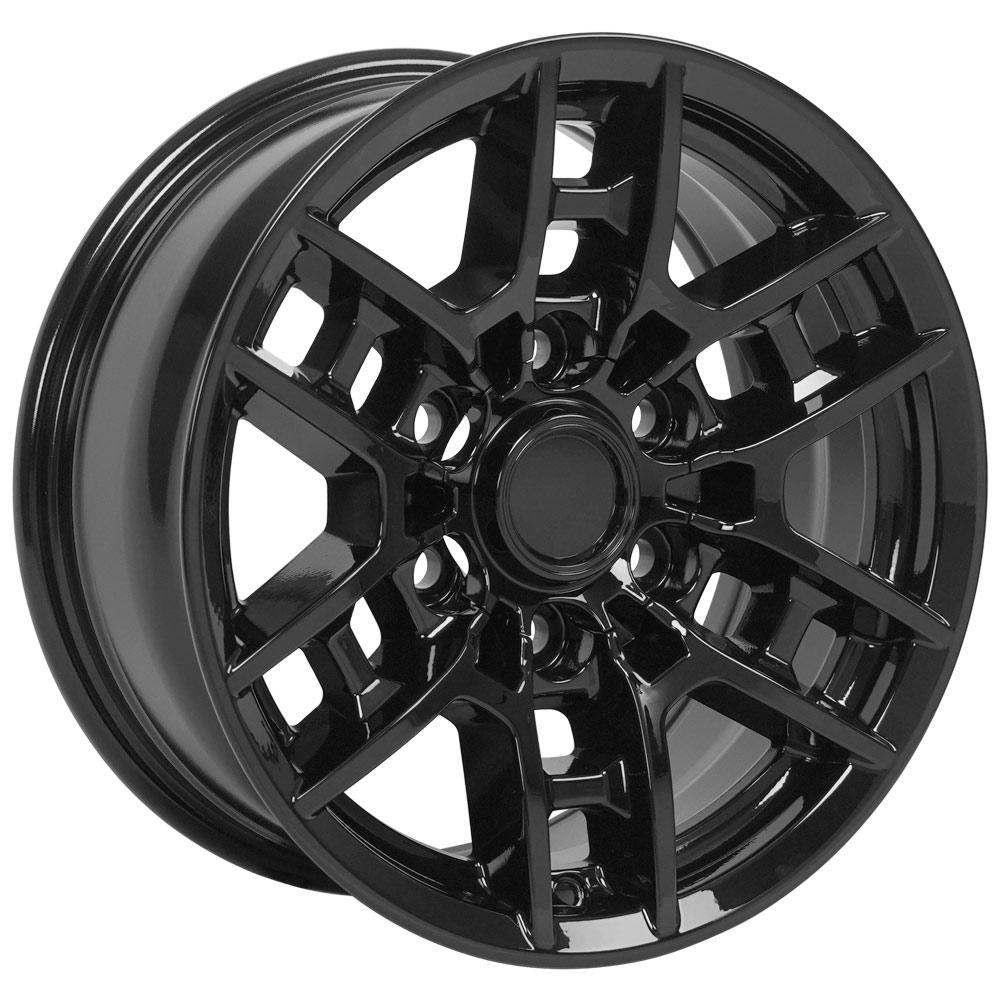 16" Replica TY17 fits Toyota Tacoma TRD 16x7 Gloss Black-SR1 Performance